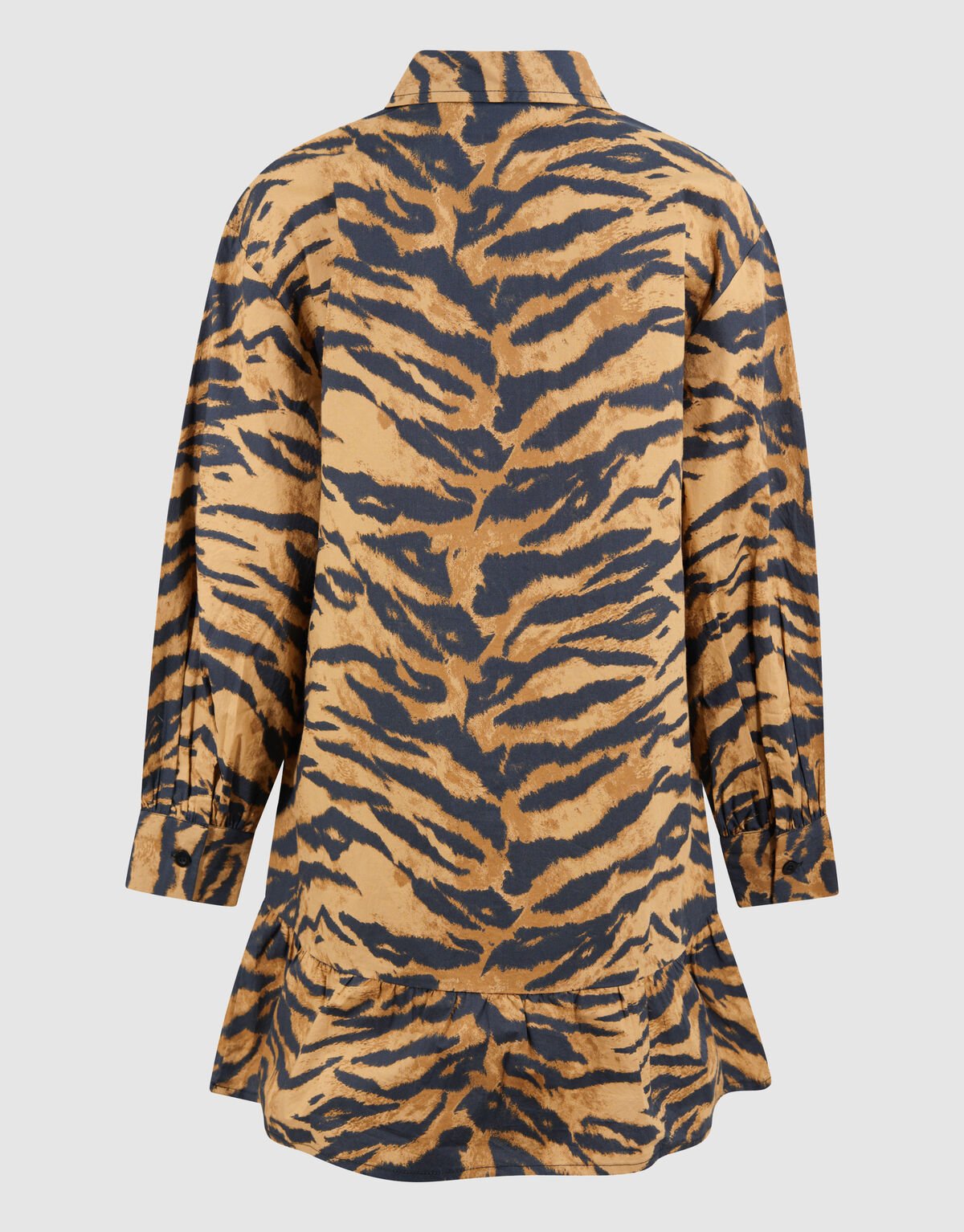 Tijgerprint Jurk Bruin SHOEBY GIRLS