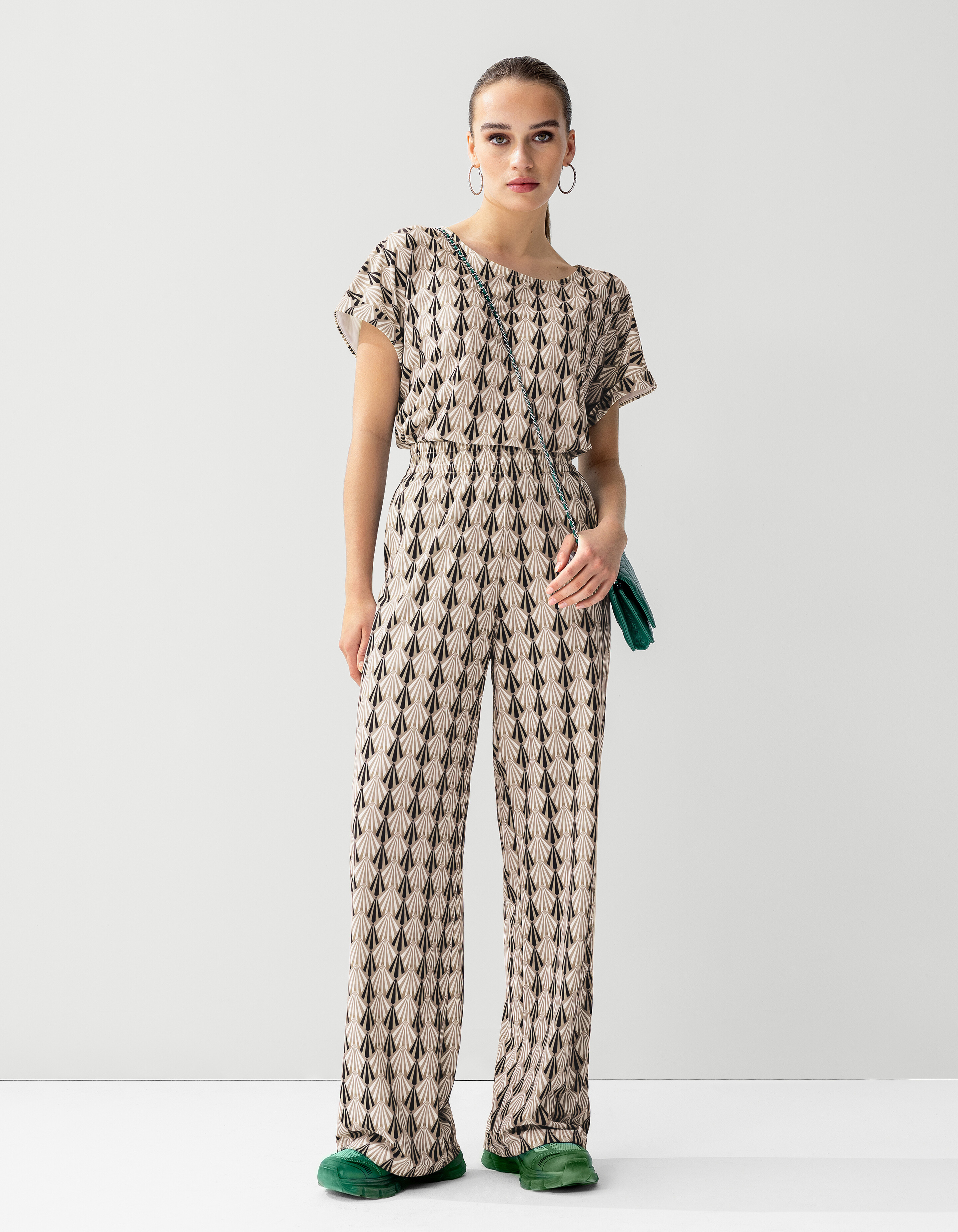 Printed Travel T-shirt By Mieke SHOEBY WOMEN