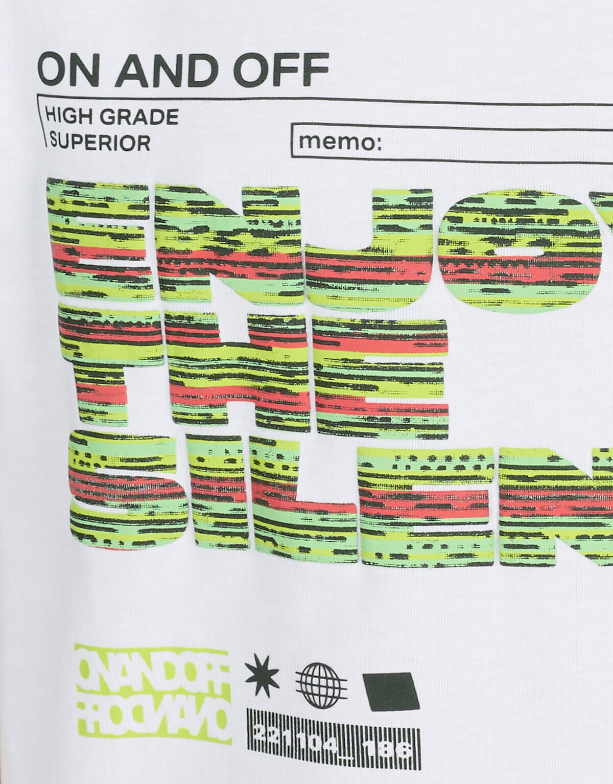 Artwork T-shirt Wit SHOEBY BOYS