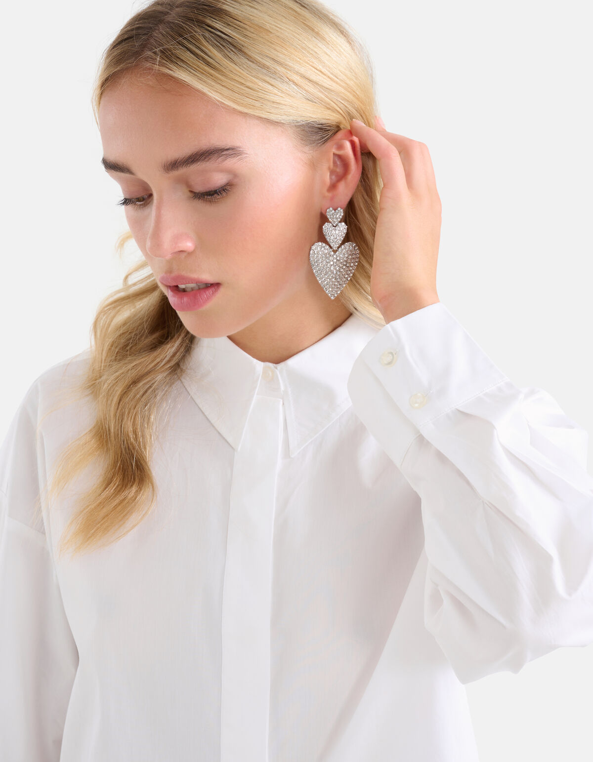 Cropped Blouse Wit SHOEBY WOMEN