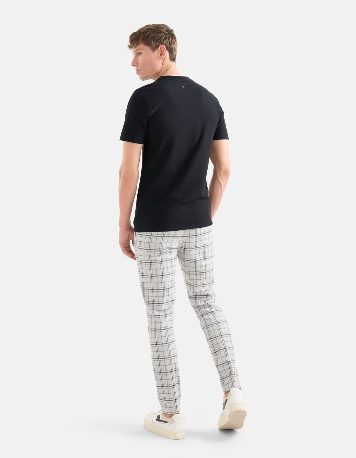 Geruiten Broek Lichtgrijs SHOEBY MEN