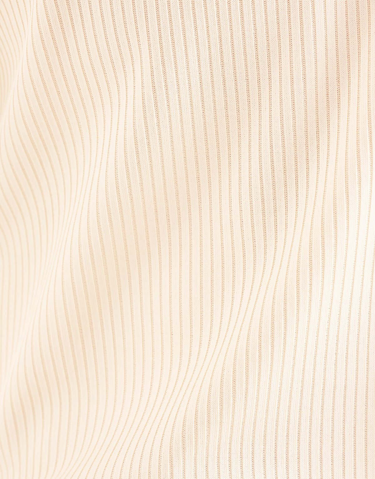 Rib V-hals Top Beige SHOEBY WOMEN