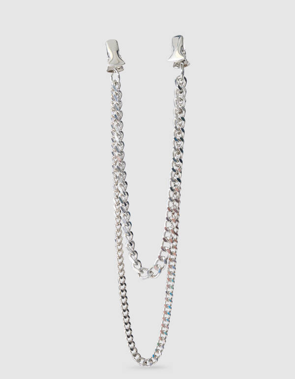 Multi Chain Clip Zilver SHOEBY ACCESSOIRES
