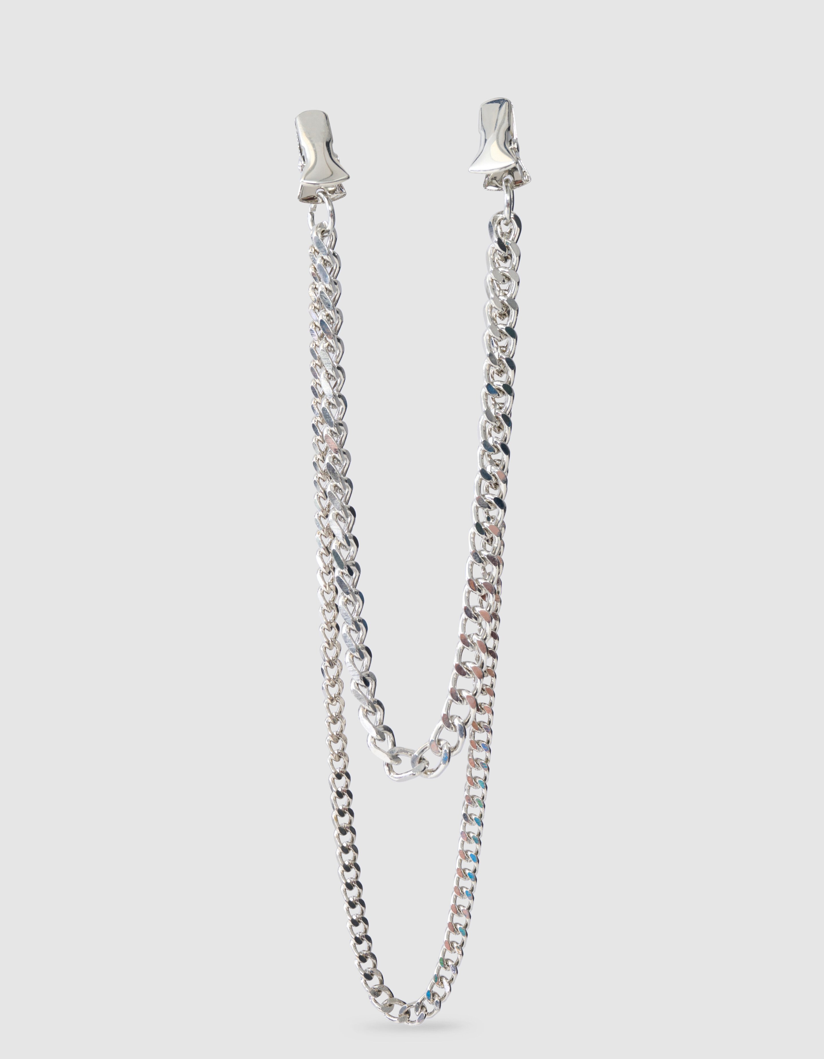 Multi Chain Clip Zilver SHOEBY ACCESSOIRES