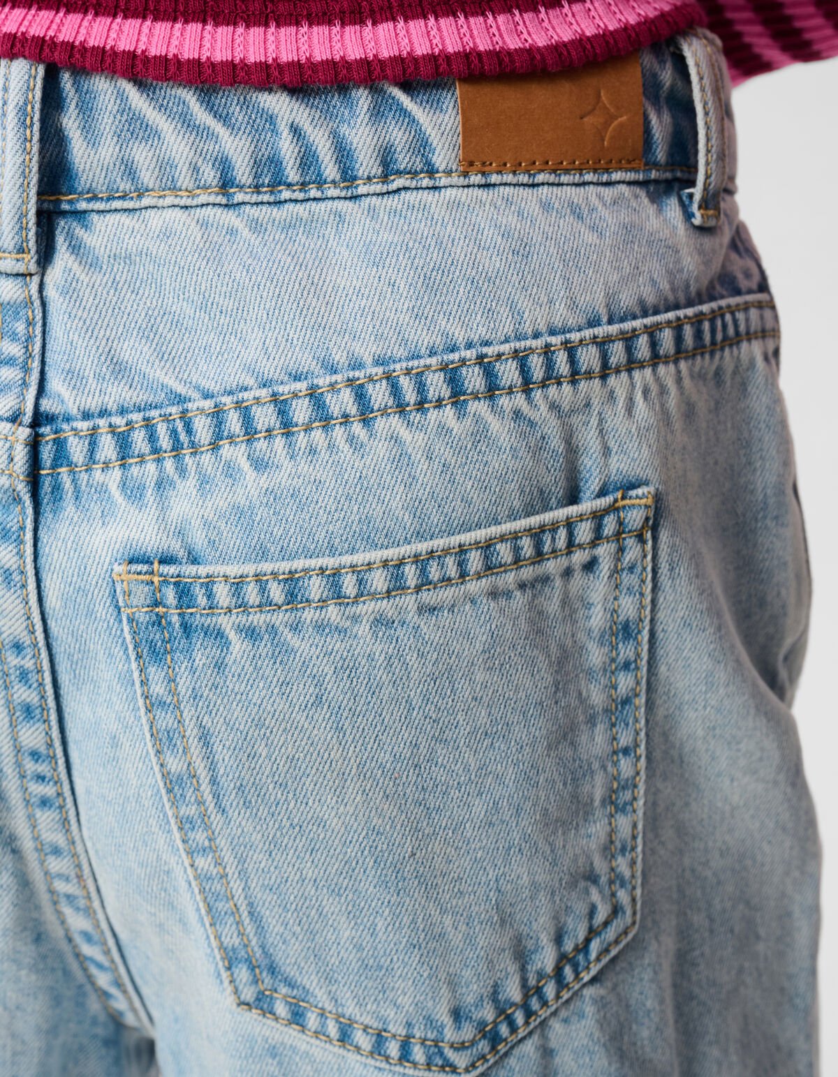 Fun Embroidery Denim Bleached SHOEBY GIRLS