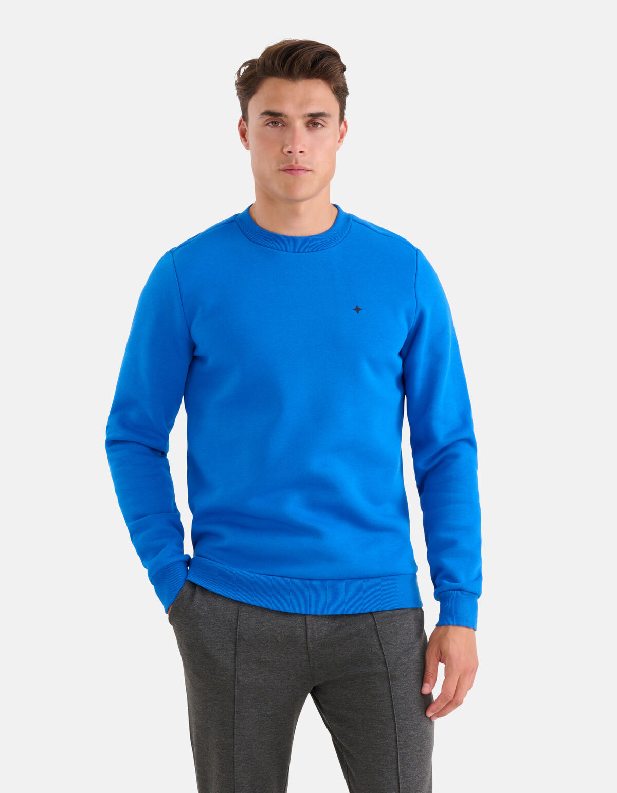 Sparkle Sweater Blauw SHOEBY MEN