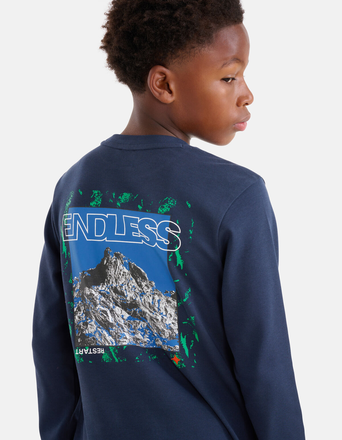 Artwork Longsleeve Donkerblauw SHOEBY BOYS