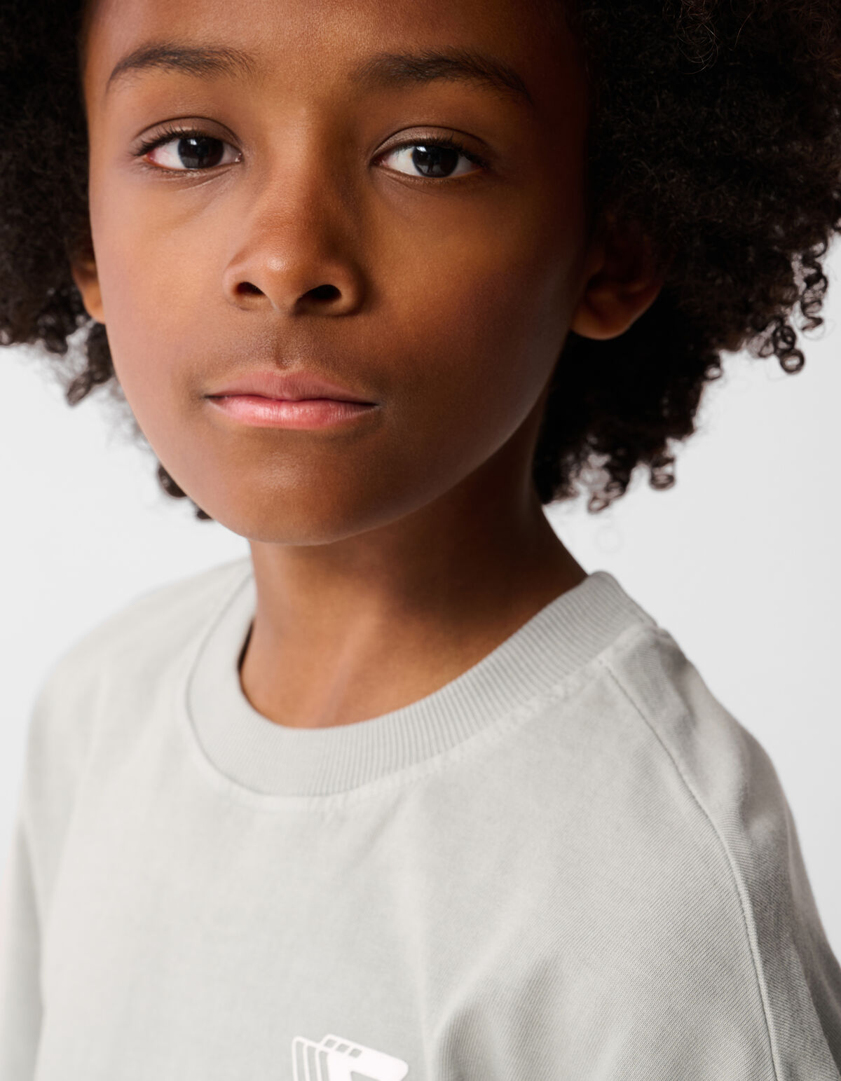 Washed Logo T-shirt Donkergrijs SHOEBY BOYS