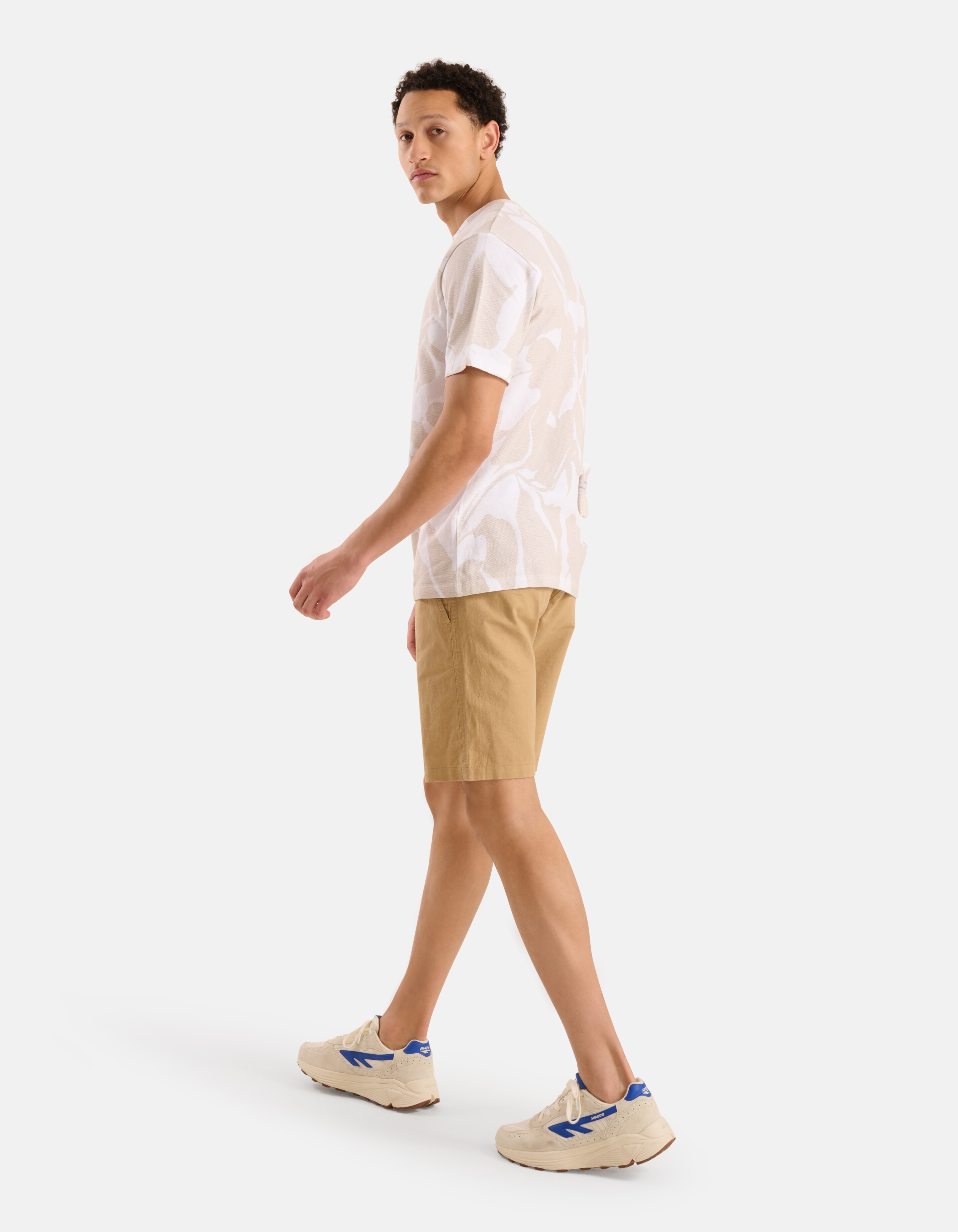 Waterprint T-shirt Beige SHOEBY MEN