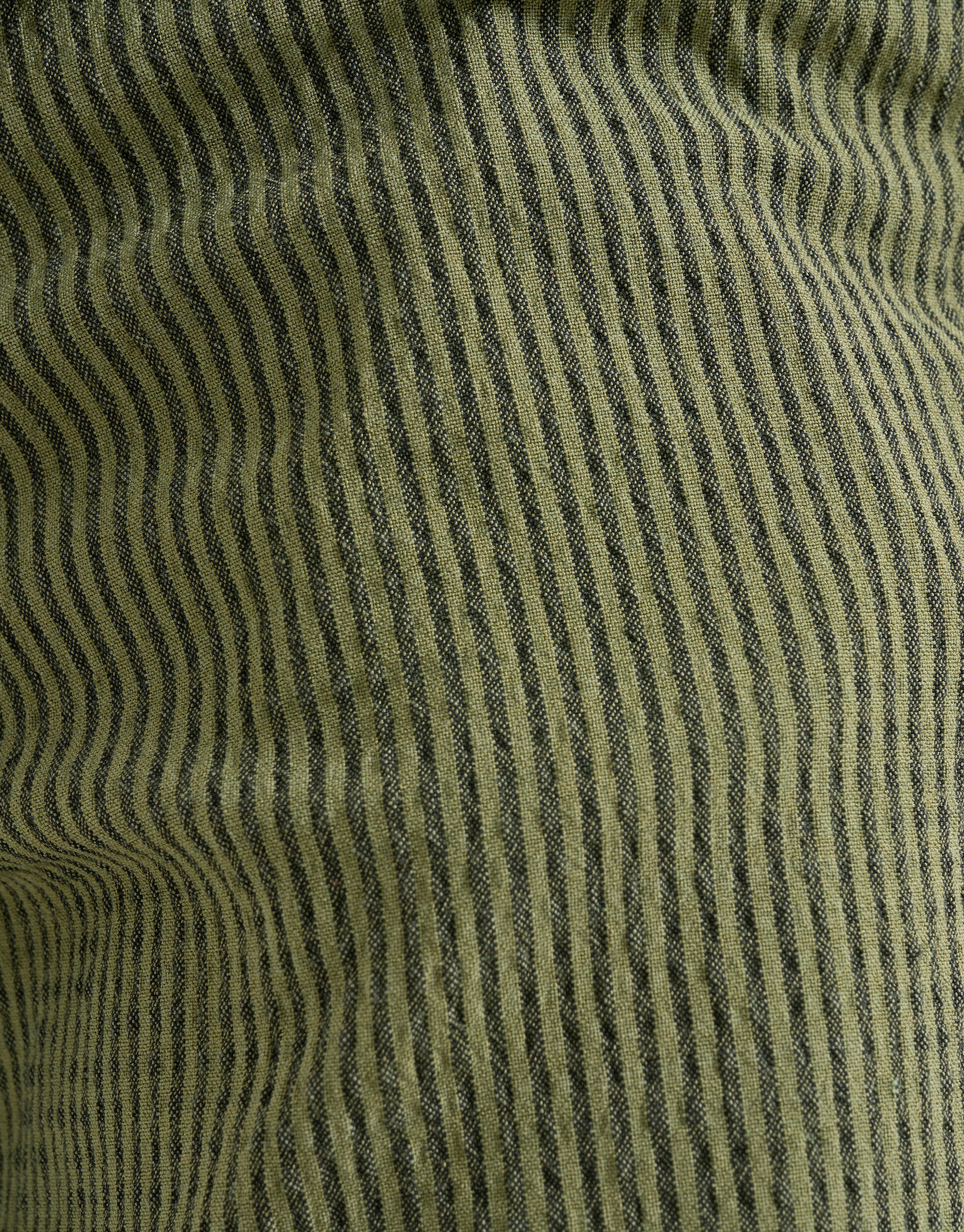 Gestreepte Seersucker Short Groen SHOEBY MEN