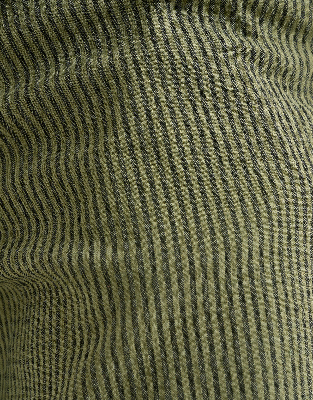 Gestreepte Seersucker Short Groen SHOEBY MEN