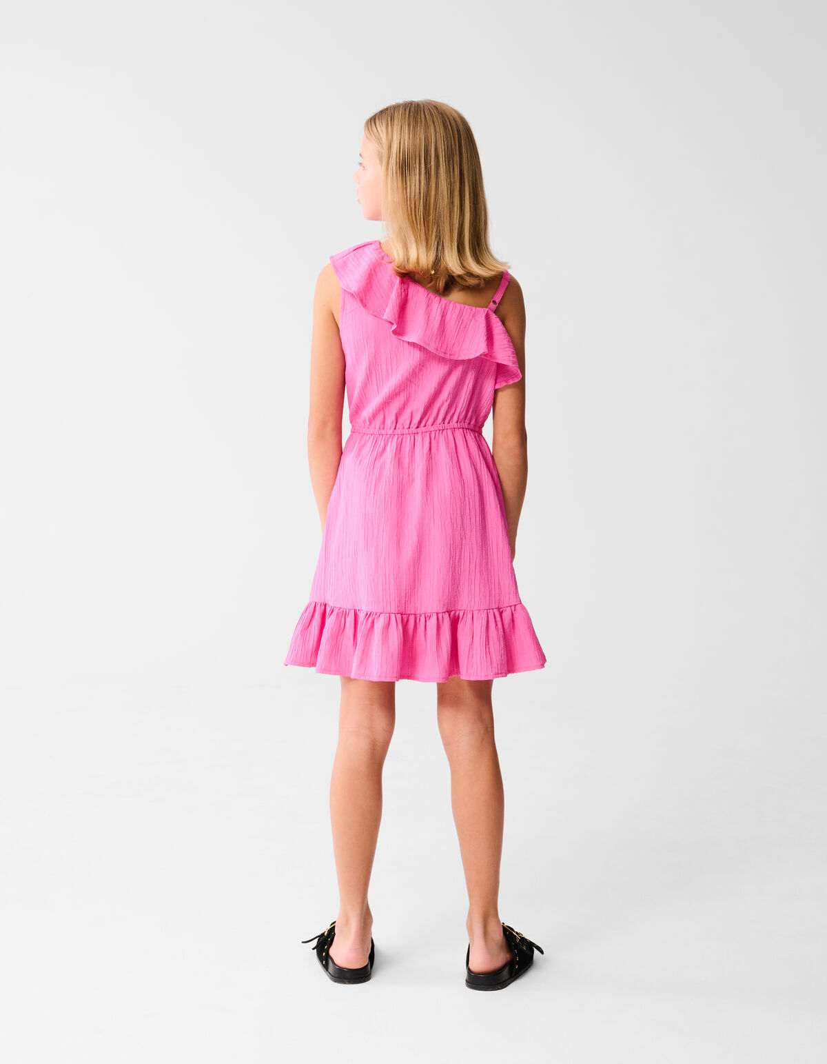 One Shoulder Jurk Roze SHOEBY GIRLS