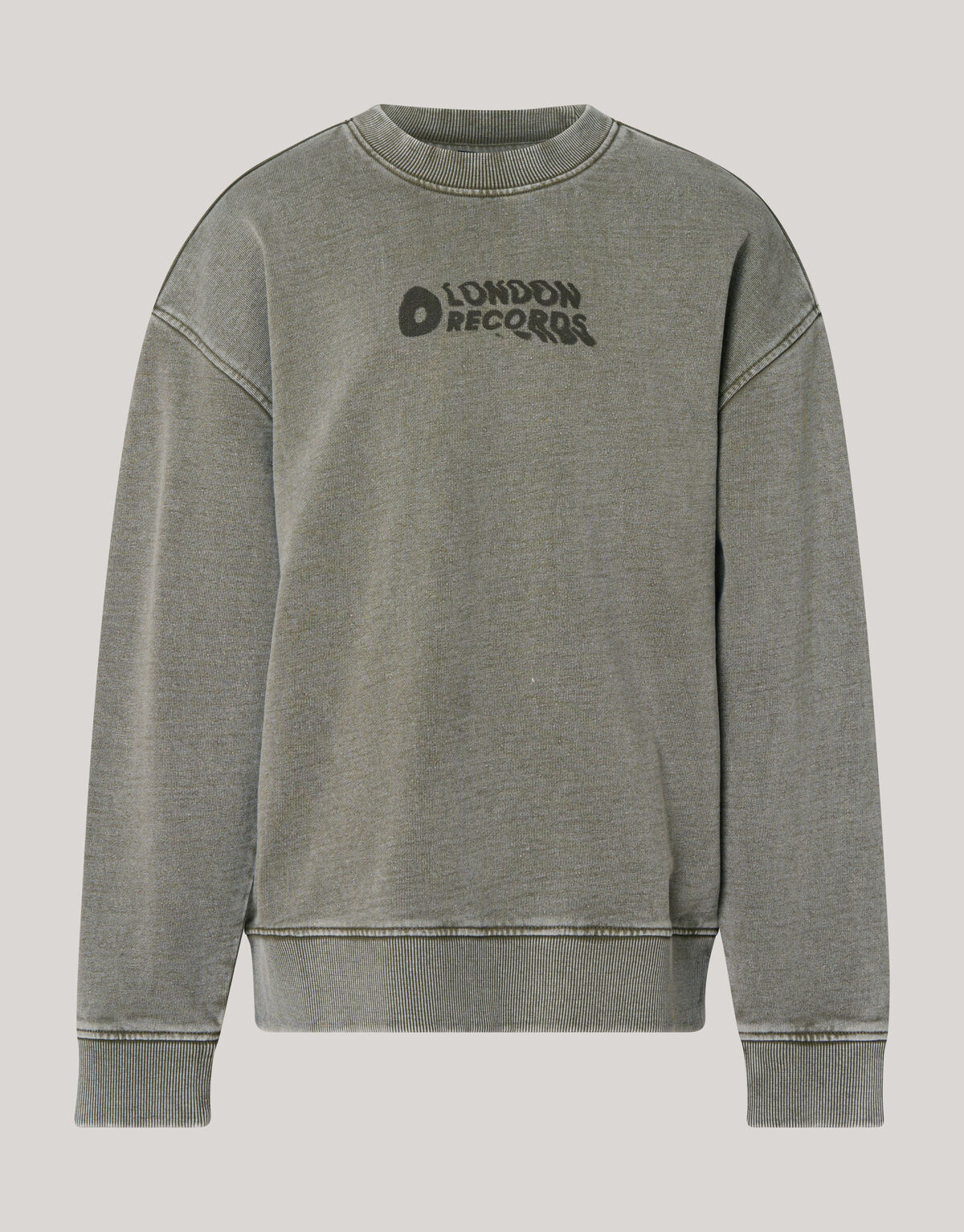 Tekstprint Sweater Donkergrijs SHOEBY BOYS