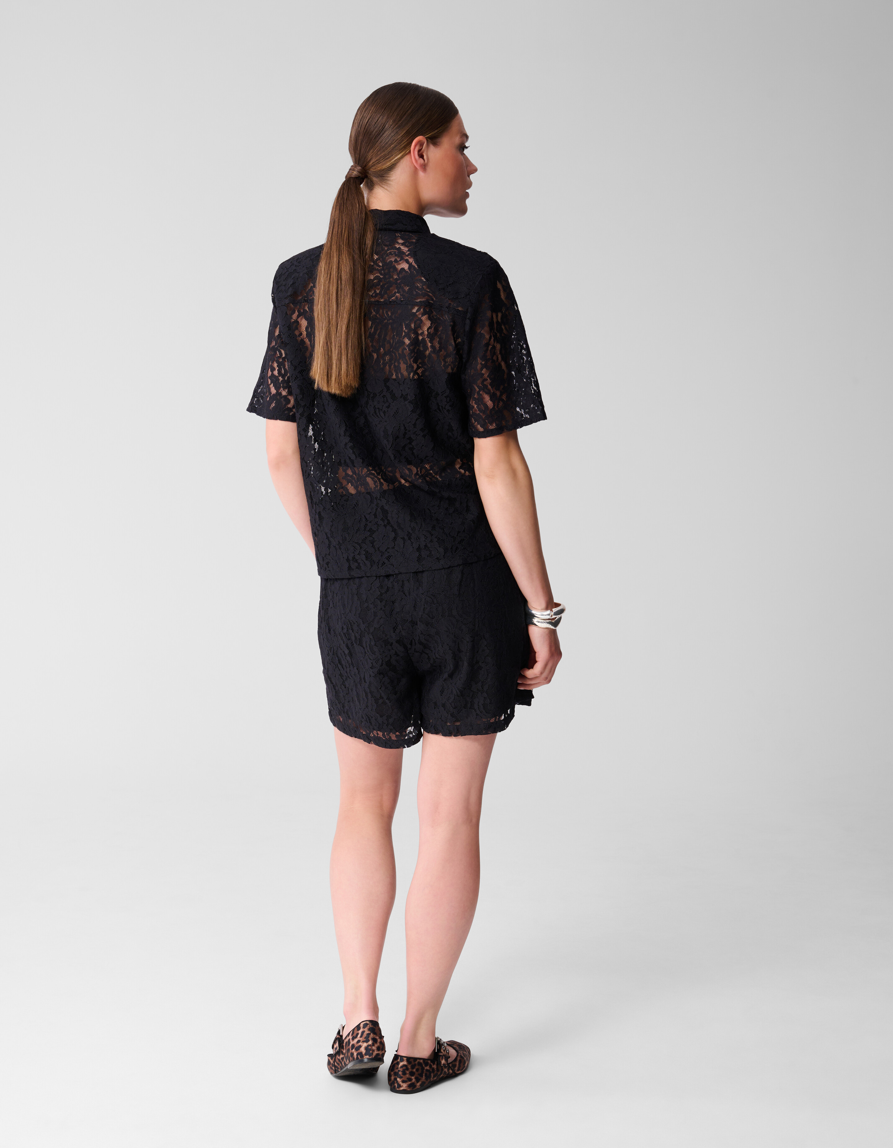 Kanten Short Zwart SHOEBY WOMEN
