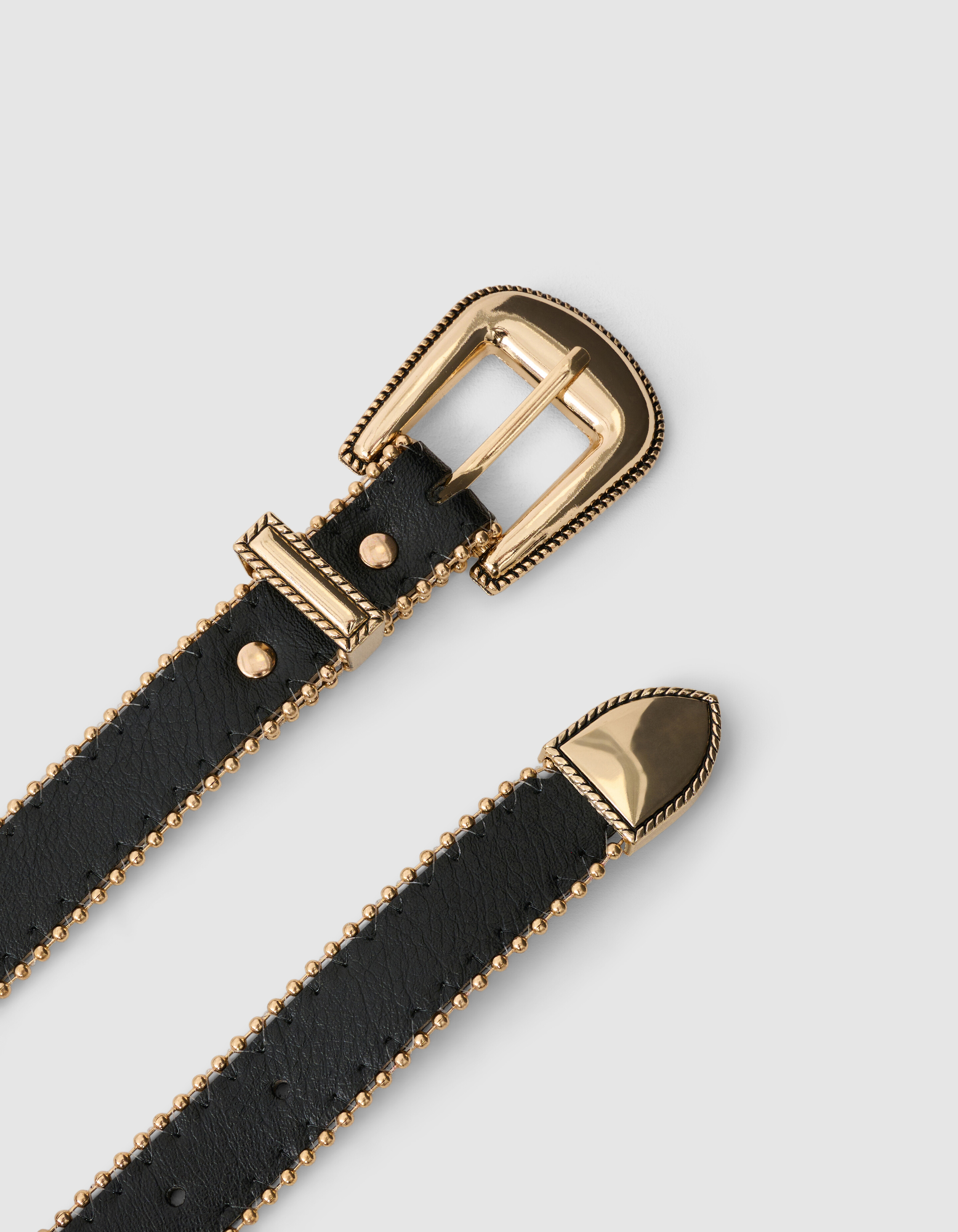 Ball Chain Riem Zwart SHOEBY ACCESSOIRES