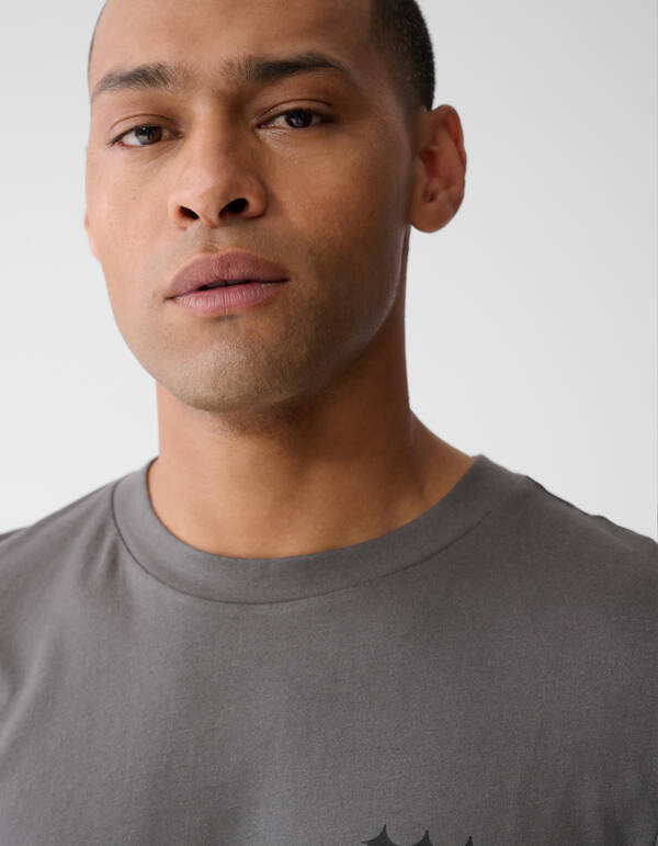 Multi Sparkle Artwork T-shirt Donkergroen SHOEBY MEN