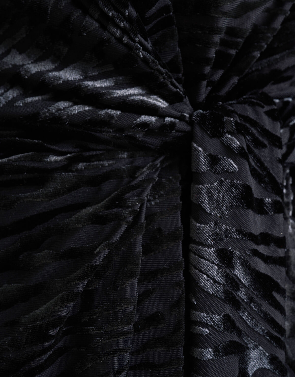 Zebraprint Wrap Top Zwart SHOEBY WOMEN