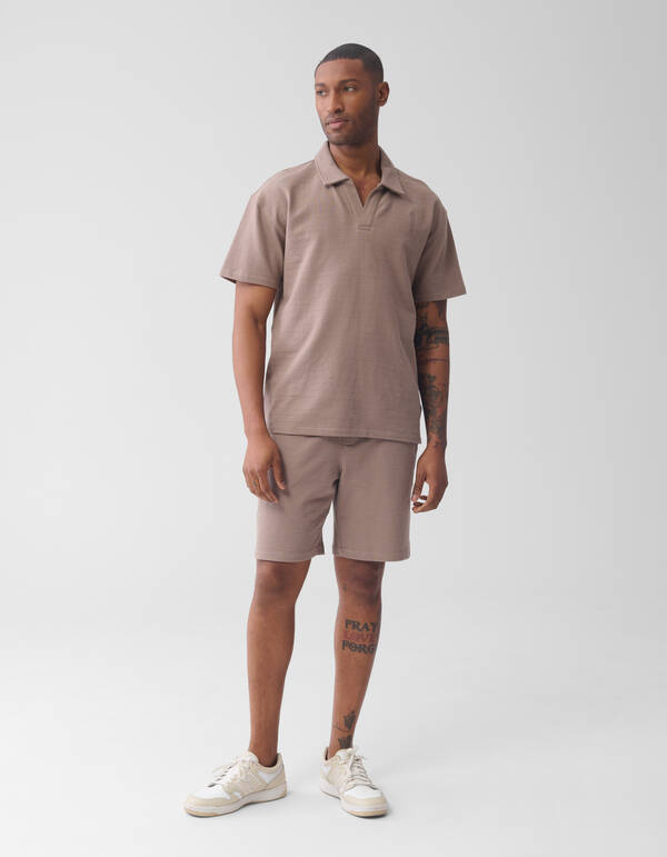 Structuur Short Lichtbruin SHOEBY MEN