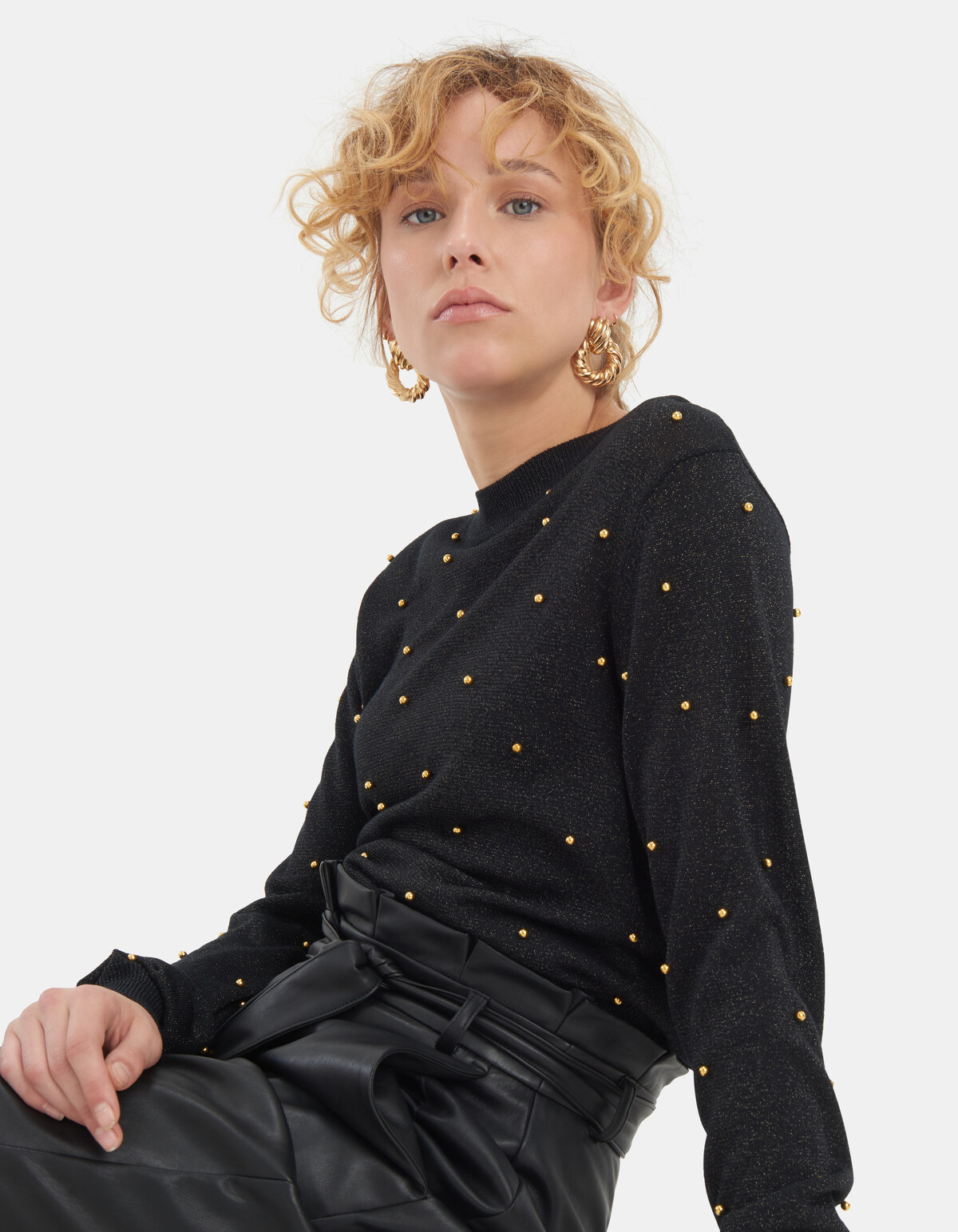 Glitter Stud Trui