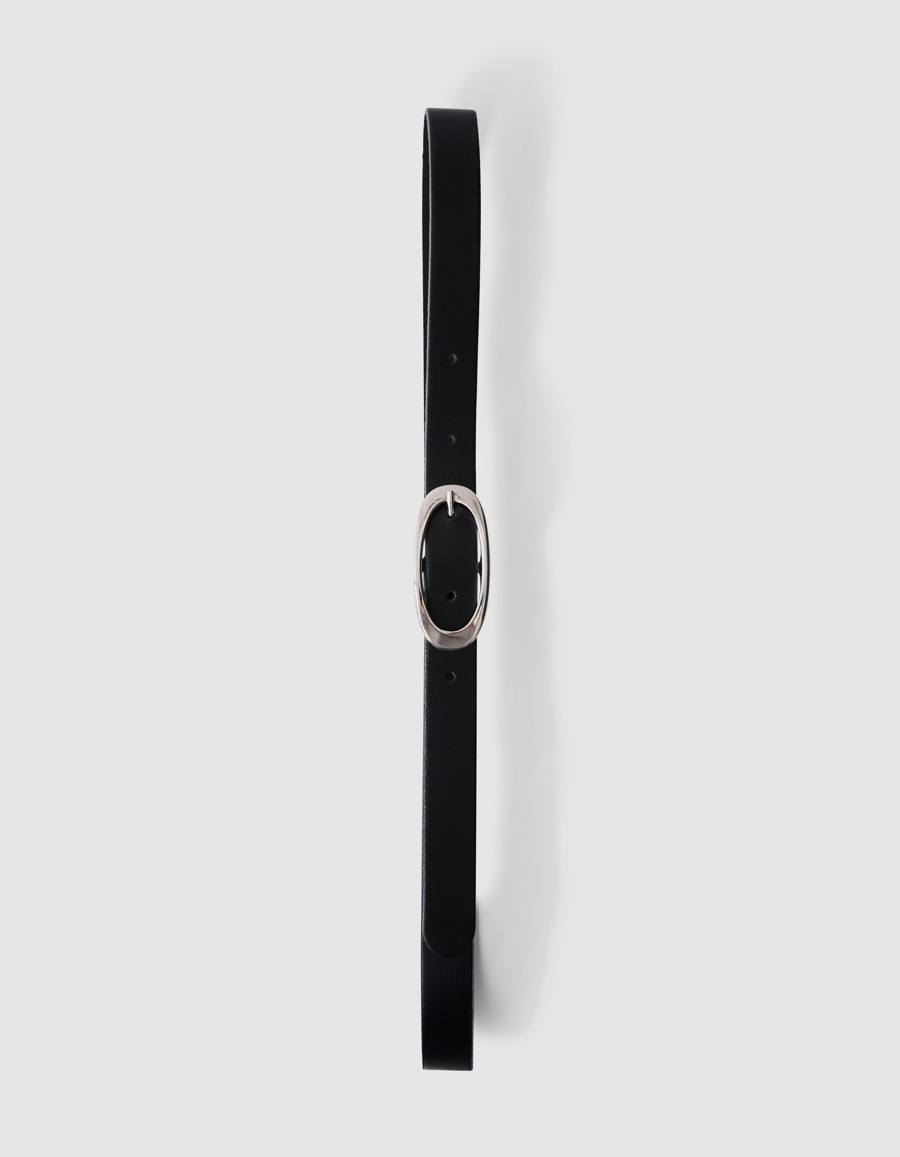 Leren Riem Zwart SHOEBY ACCESSOIRES
