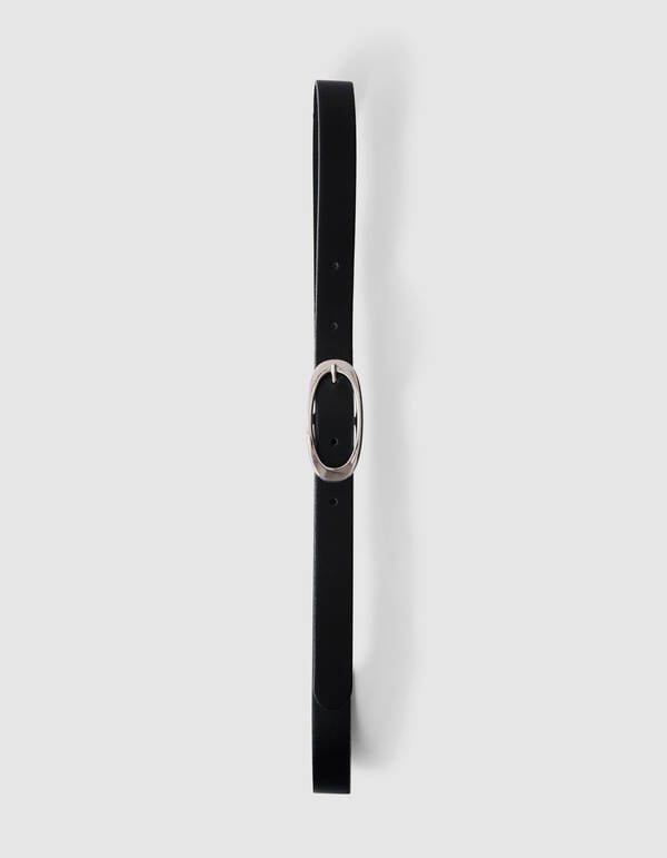 Leren Riem Zwart SHOEBY ACCESSOIRES