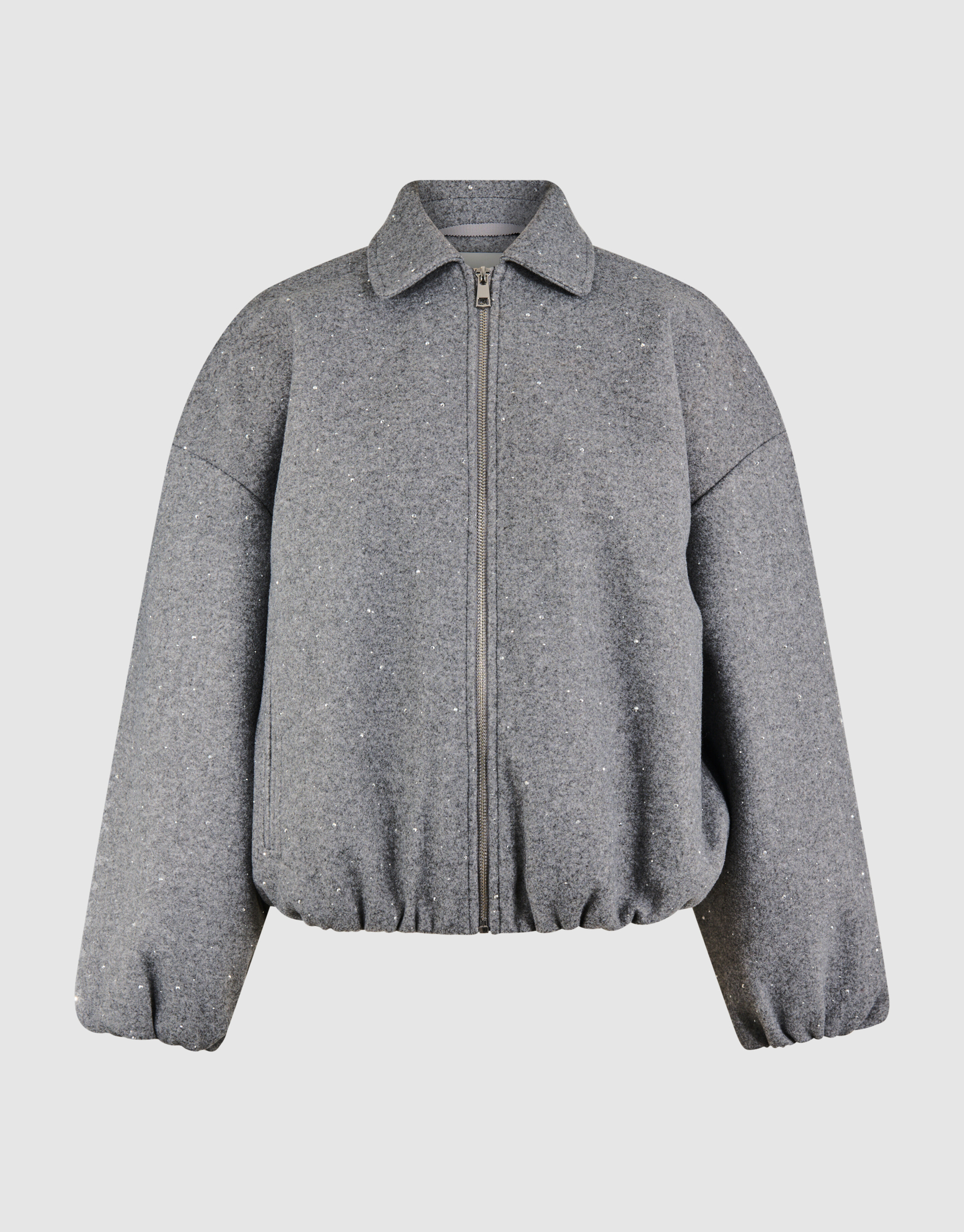 Strass Bomber Jack Grijs By Mieke SHOEBY WOMEN