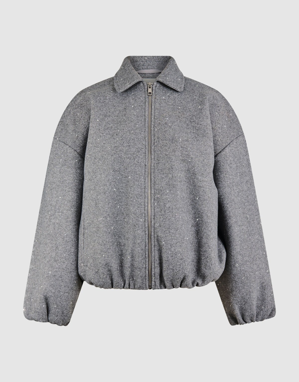 Strass Bomber Jack Grijs By Mieke SHOEBY WOMEN