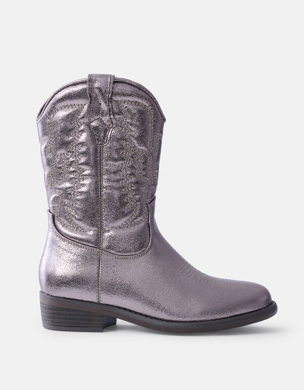 Cowboylaarzen Zilver SHOEBY SHOES