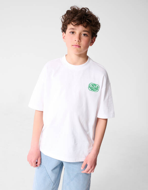 Fruit Artwork T-shirt Wit SHOEBY BOYS