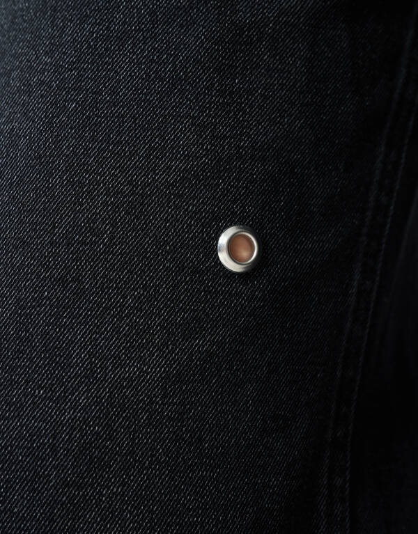 Eyelet Straight Fit Jeans Donkergrijs SHOEBY WOMEN