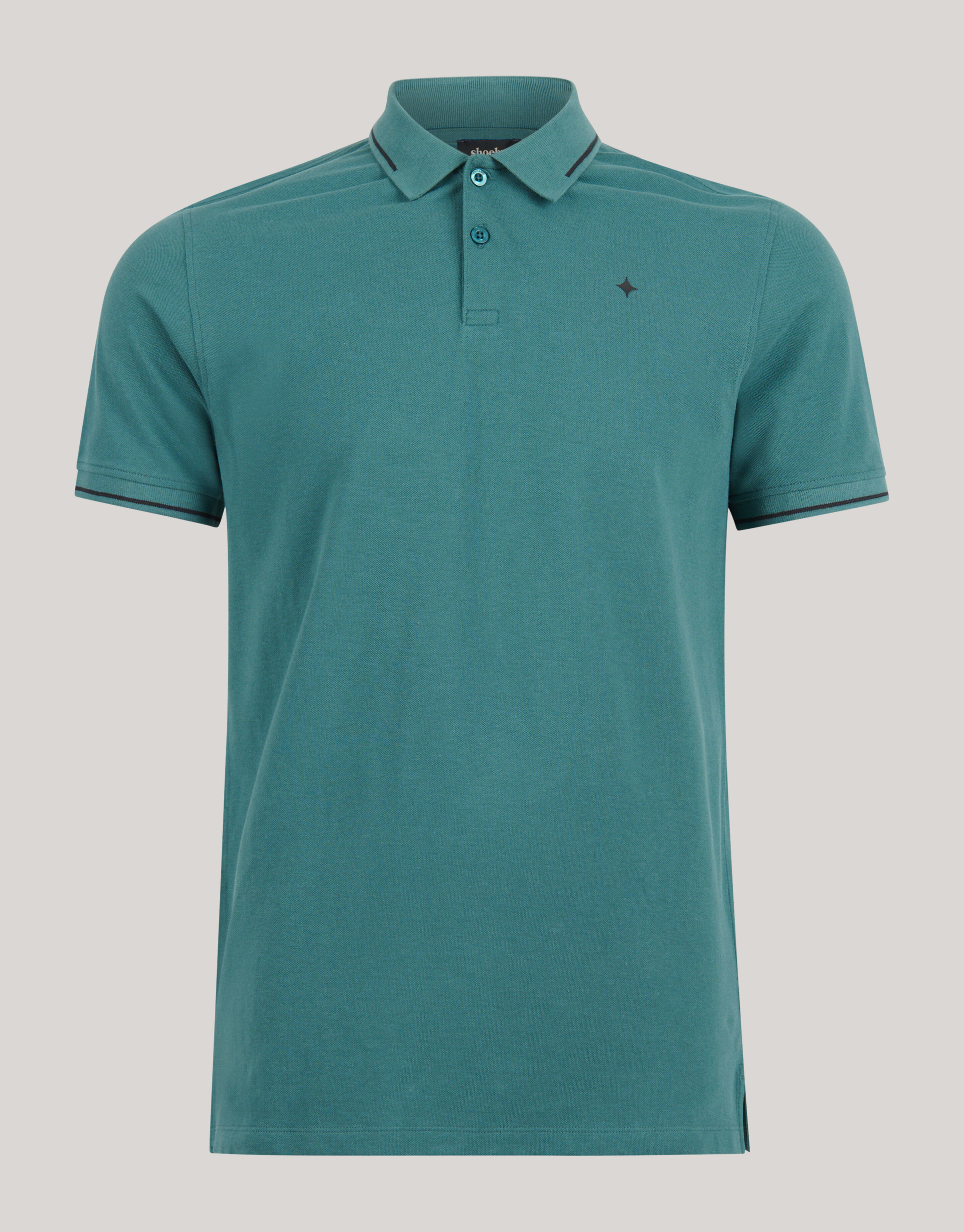 Pique Polo Turquoise | Shoeby
