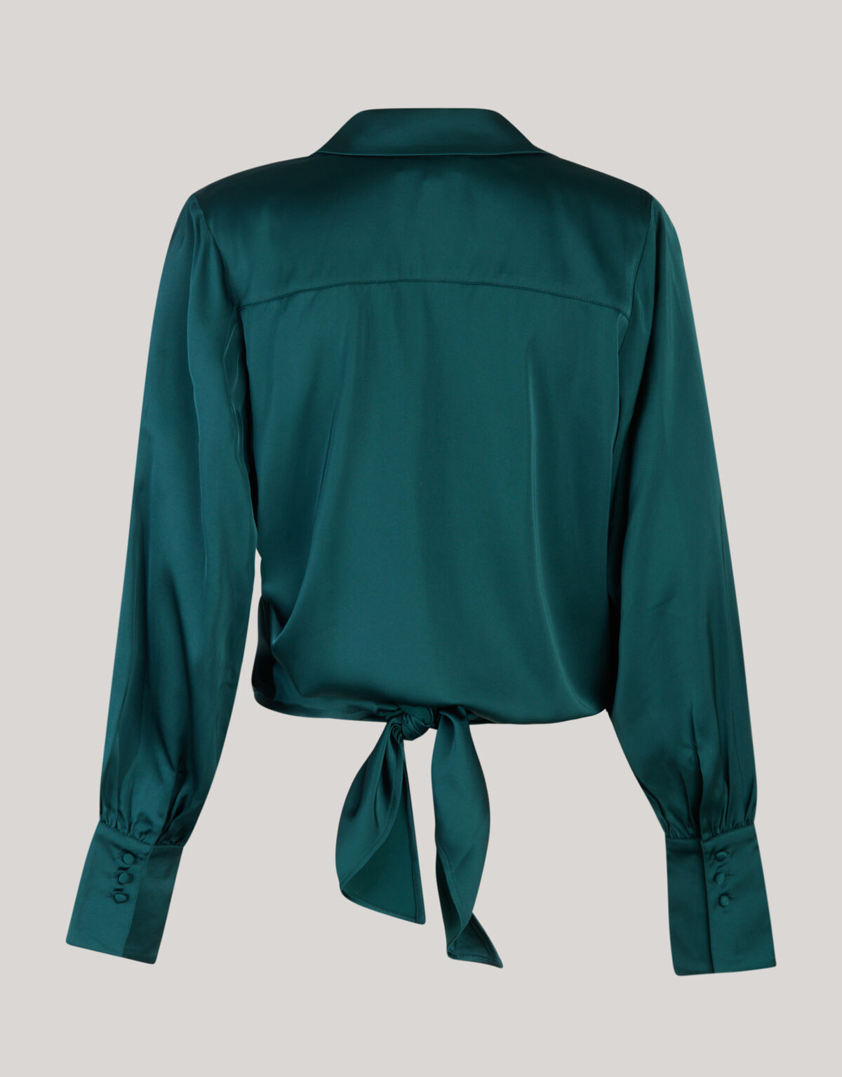 Knot Blouse Groen By Mieke SHOEBY WOMEN