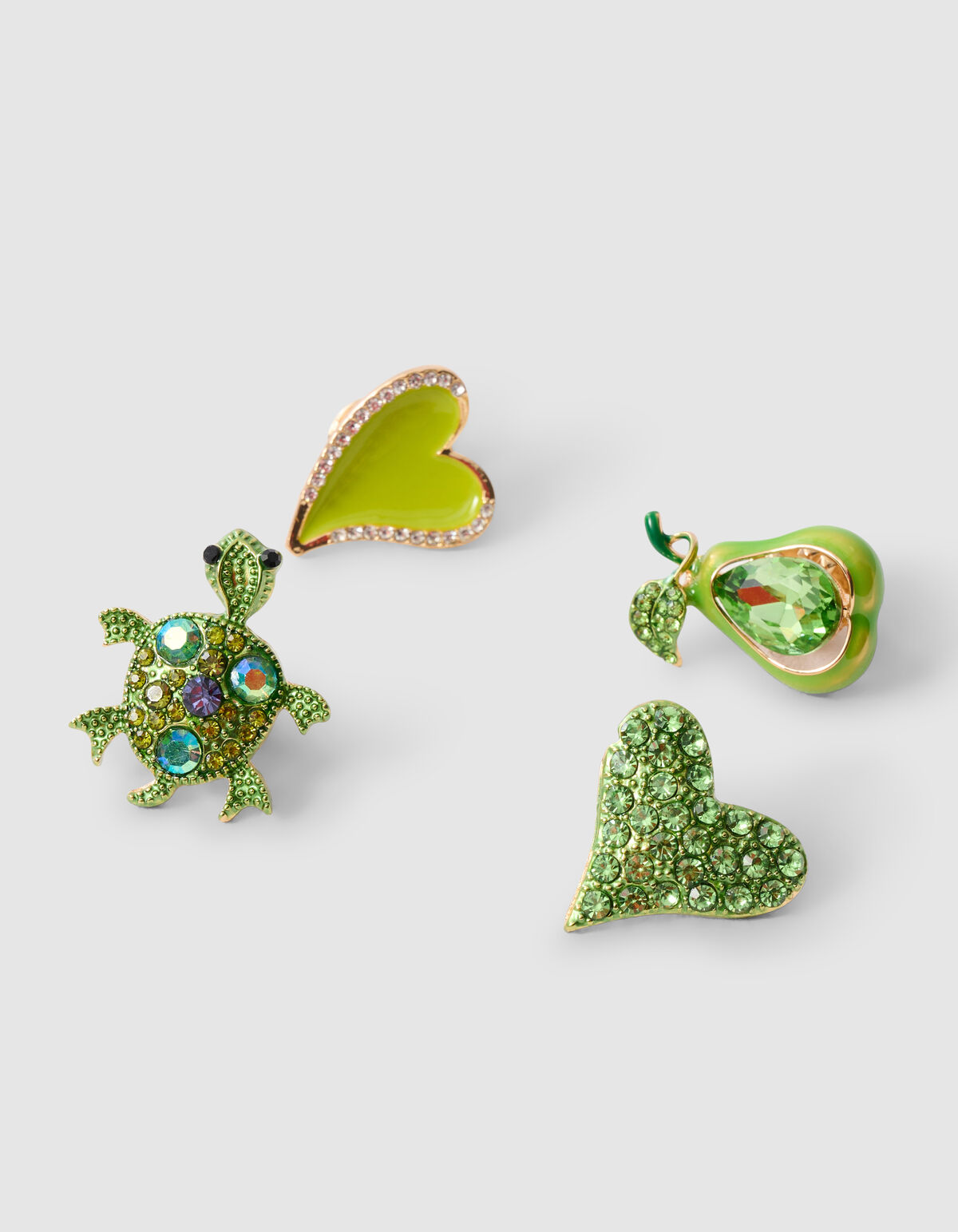 Broche Set Groen SHOEBY ACCESSOIRES