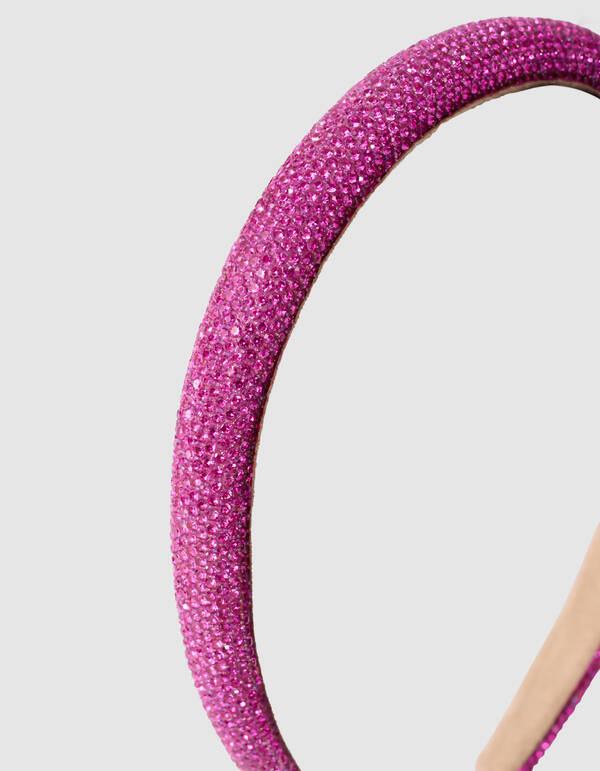 Strass Haarband Roze SHOEBY ACCESSOIRES