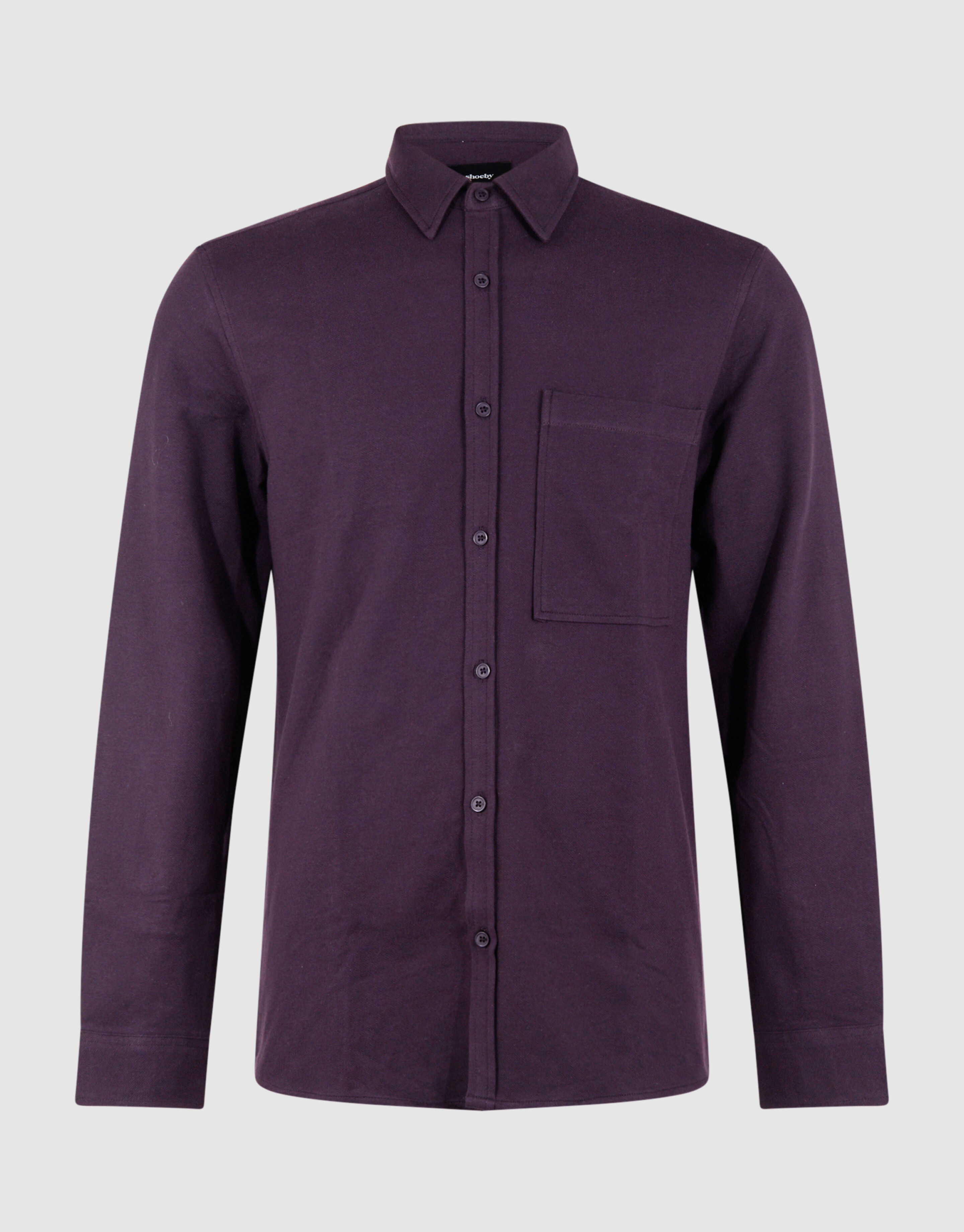 Keper Overhemd Donkerrood SHOEBY MEN