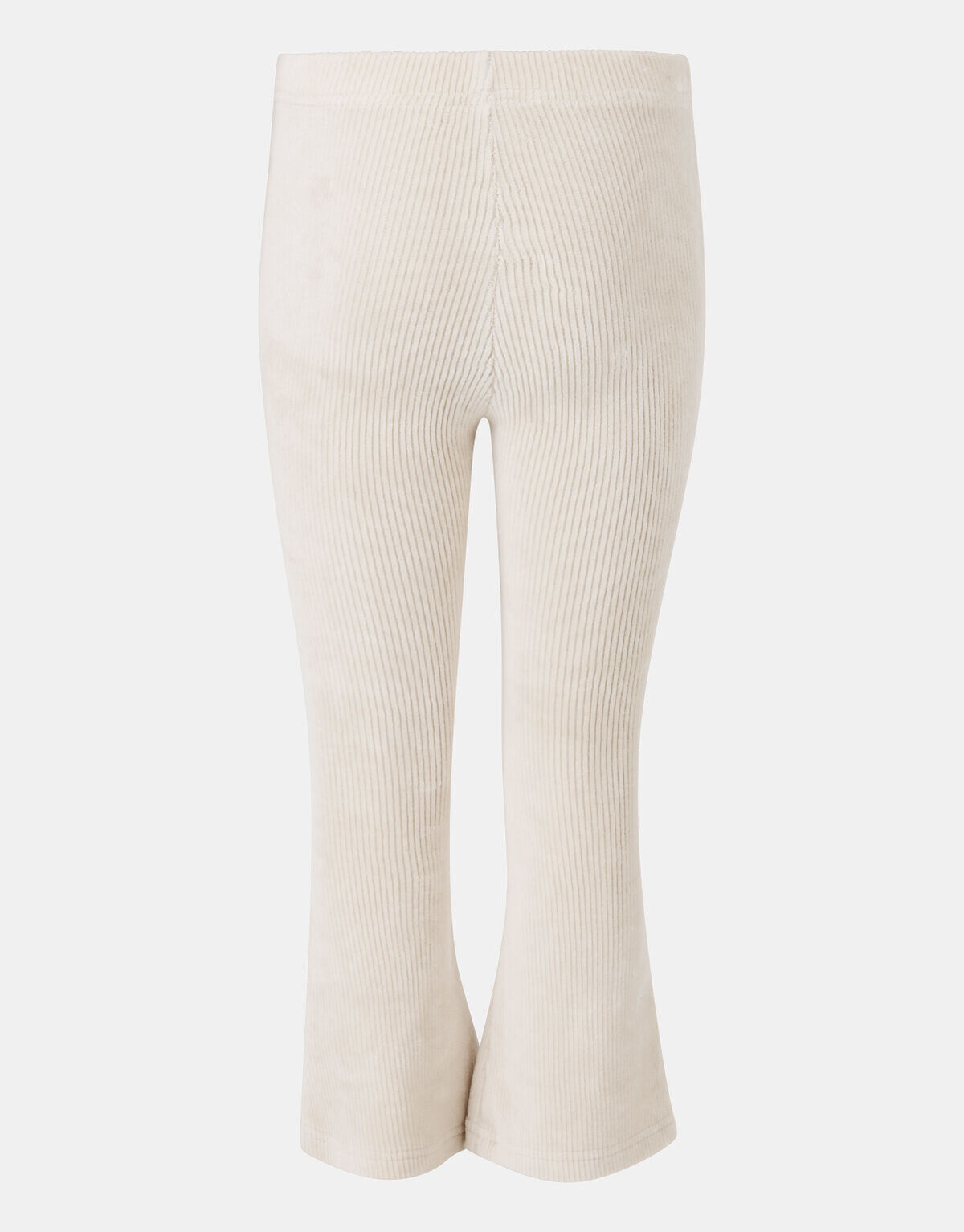 Ribstof Split Broek Gebroken Wit SHOEBY GIRLS