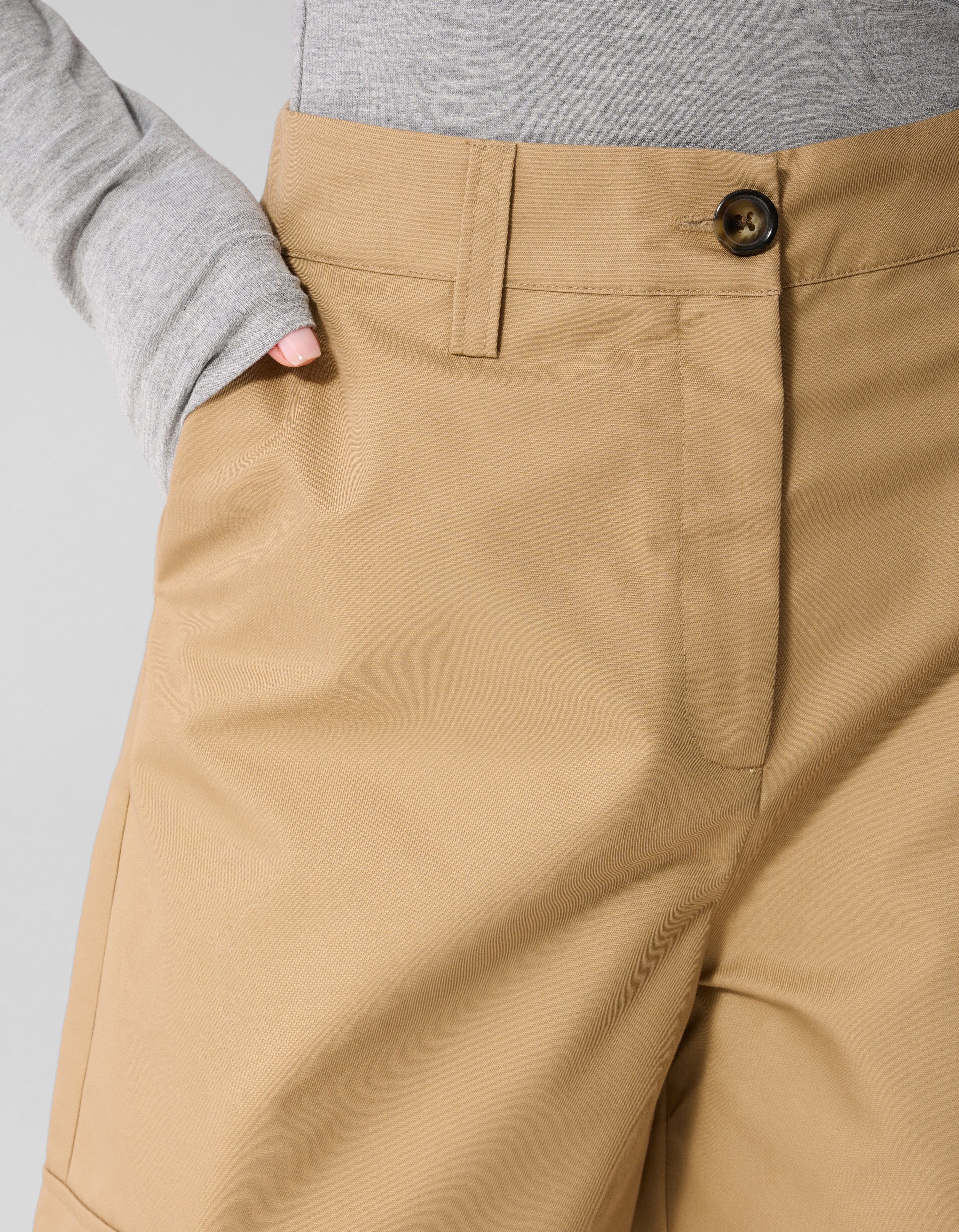 Cargo Loose Fit Broek Lichtbruin By Anna SHOEBY WOMEN