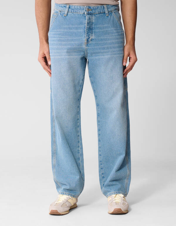 Carpenter Relaxed Fit Jeans Bleached L32 SHOEBY MEN