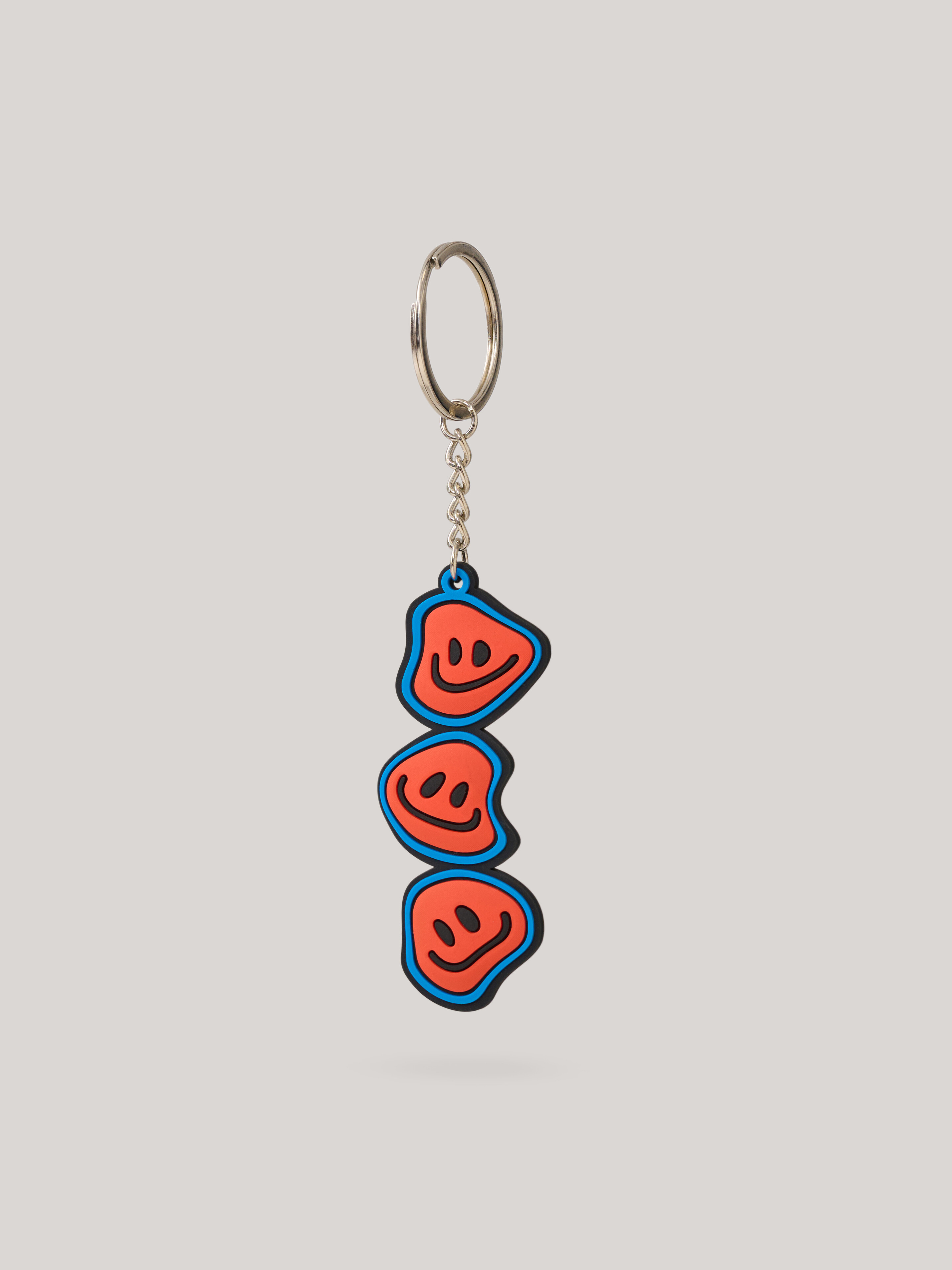 Smiley Sleutelhanger Blauw SHOEBY ACCESSOIRES
