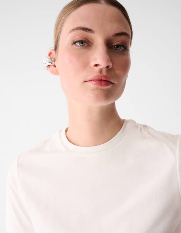 Tailored T-shirt Gebroken Wit By Lonneke SHOEBY WOMEN