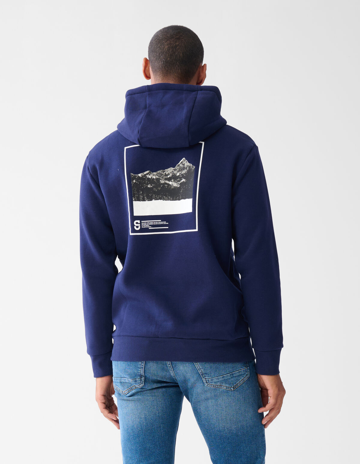 Artwork Hoodie Donkerblauw SHOEBY MEN