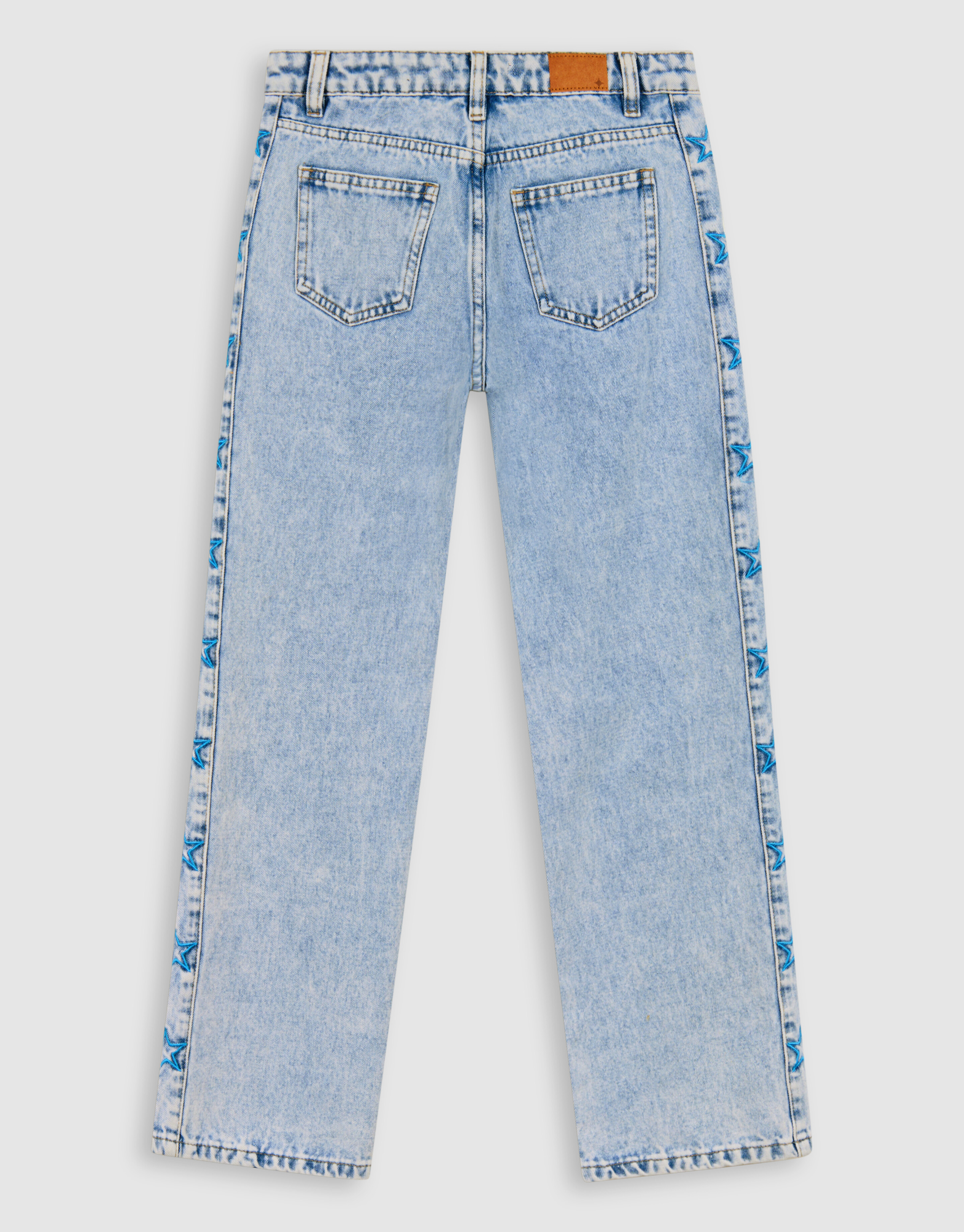Sterren Wide Leg Fit Jeans Blauw SHOEBY GIRLS