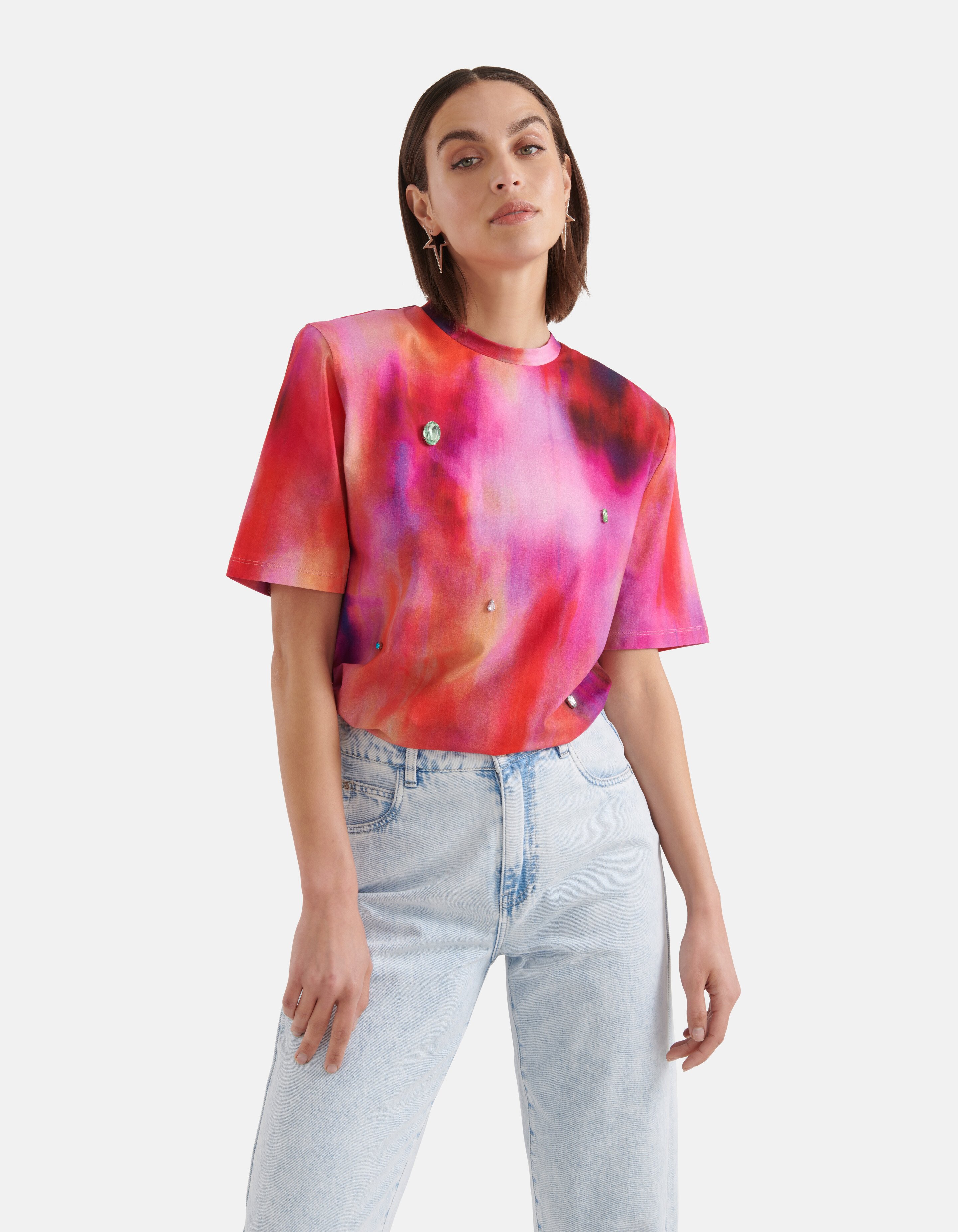 Gekleurd Tie Dye T-shirt SHOEBY WOMEN