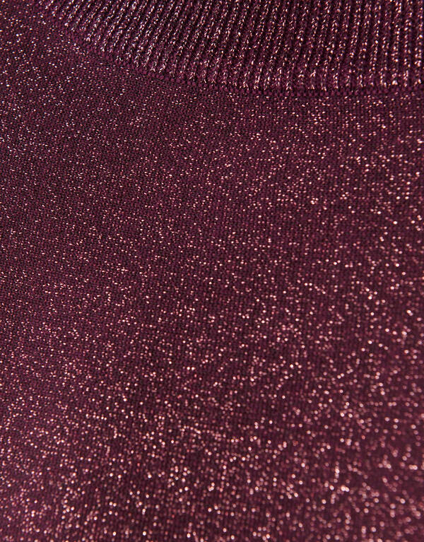 Glitter Vleermuis Trui Donkerrood SHOEBY WOMEN
