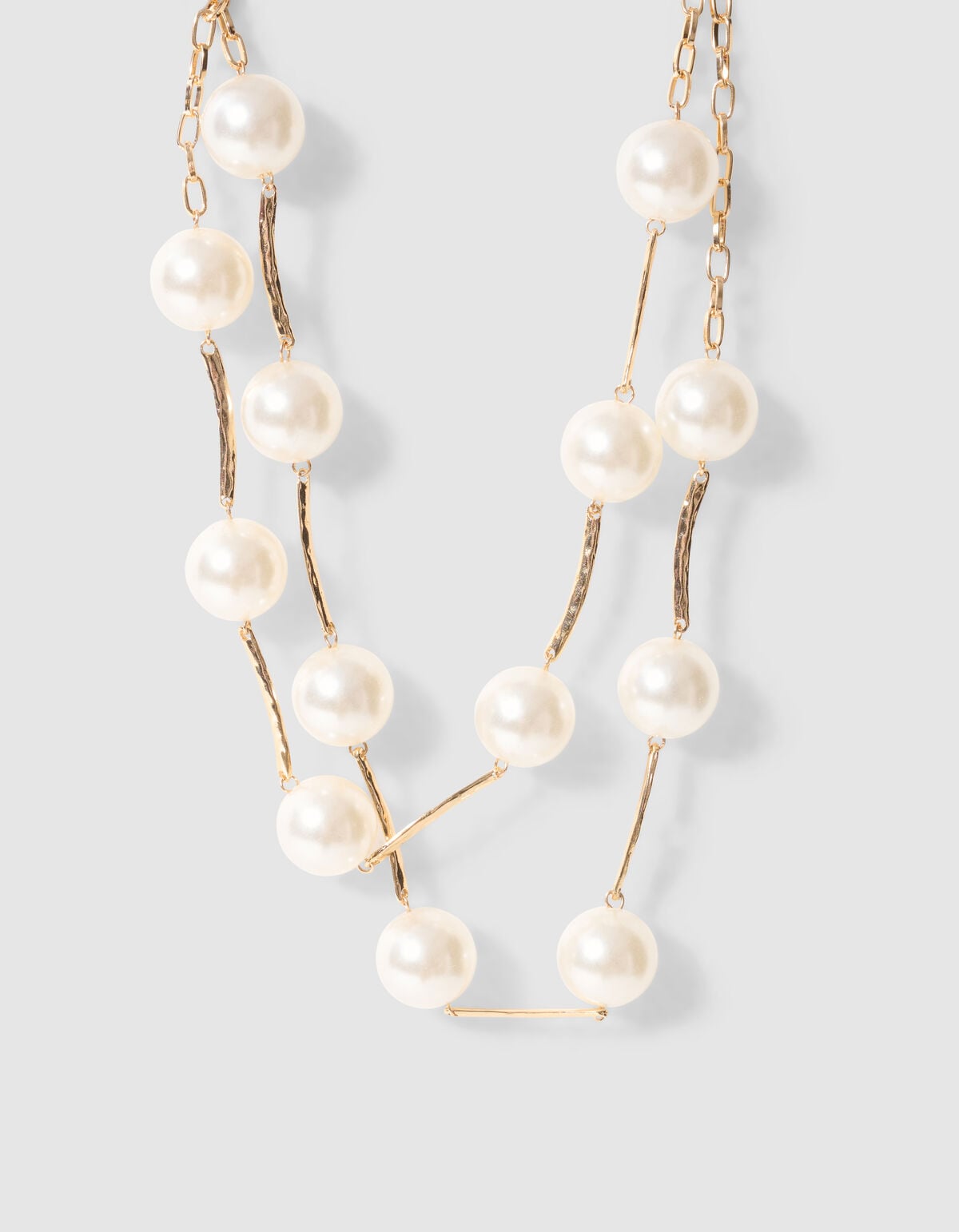 Double Pearl Ketting Goud SHOEBY ACCESSOIRES