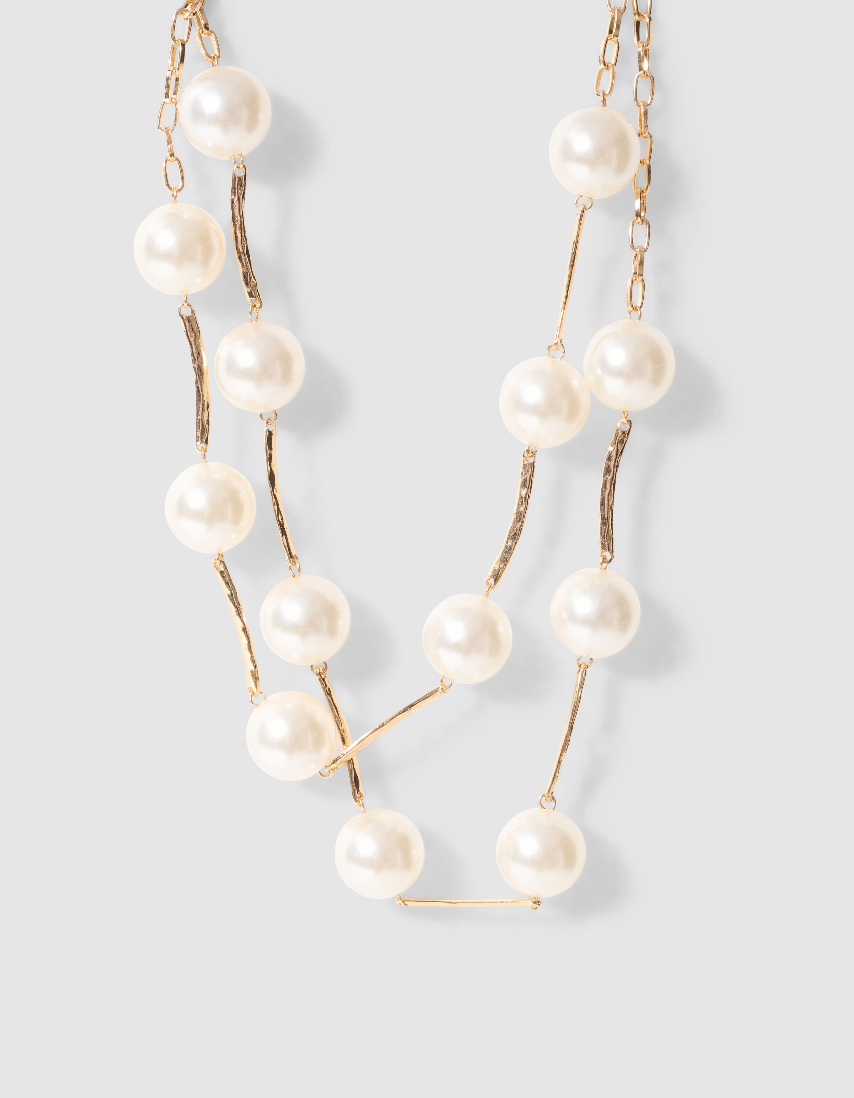 Double Pearl Ketting Goud SHOEBY ACCESSOIRES