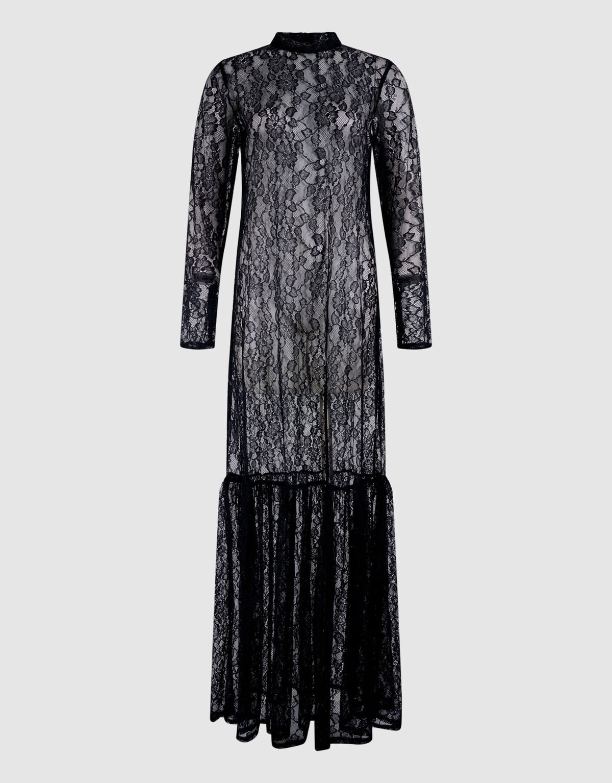 Kanten Maxi Jurk Zwart SHOEBY WOMEN