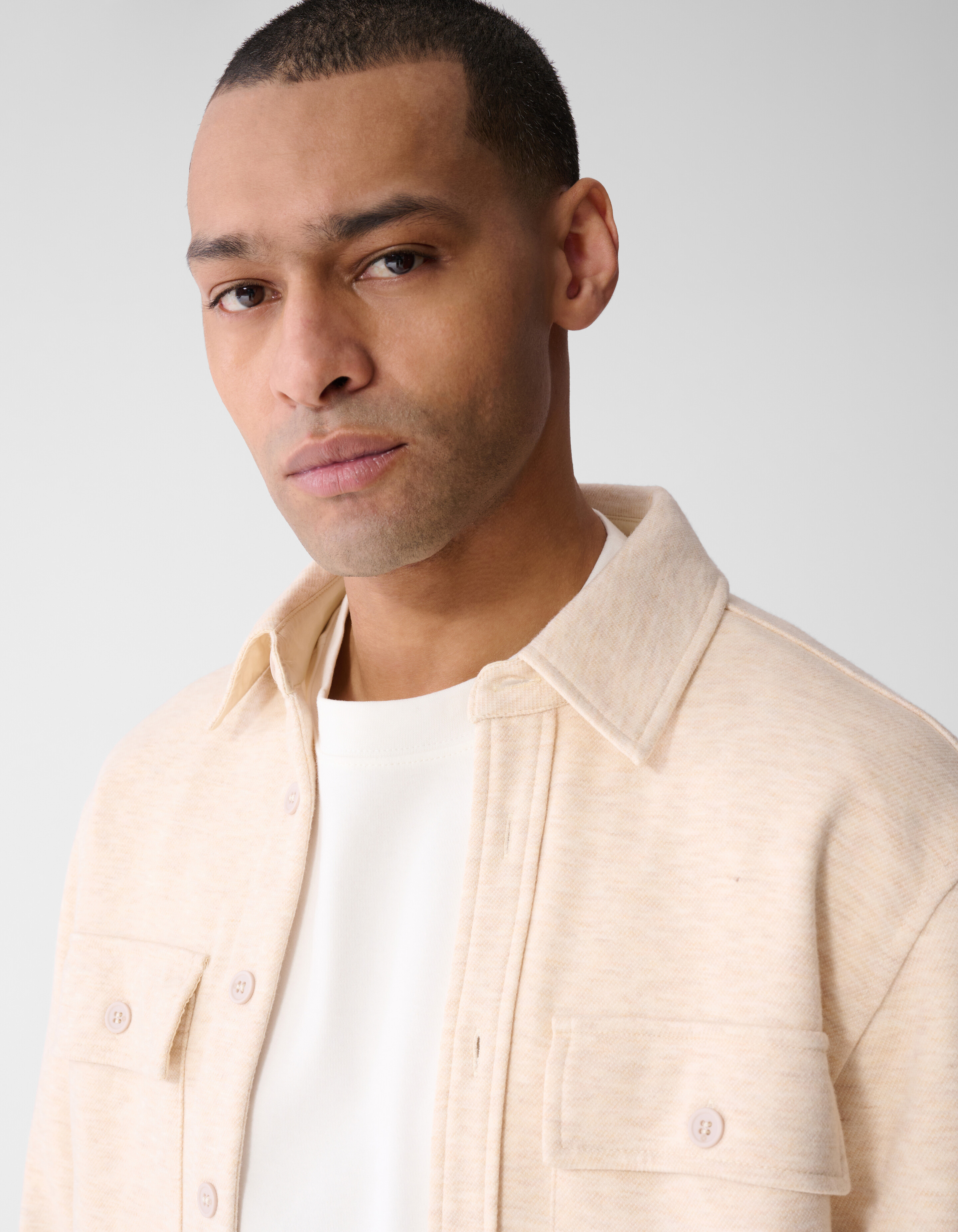 Soft Overshirt Gebroken Wit SHOEBY MEN