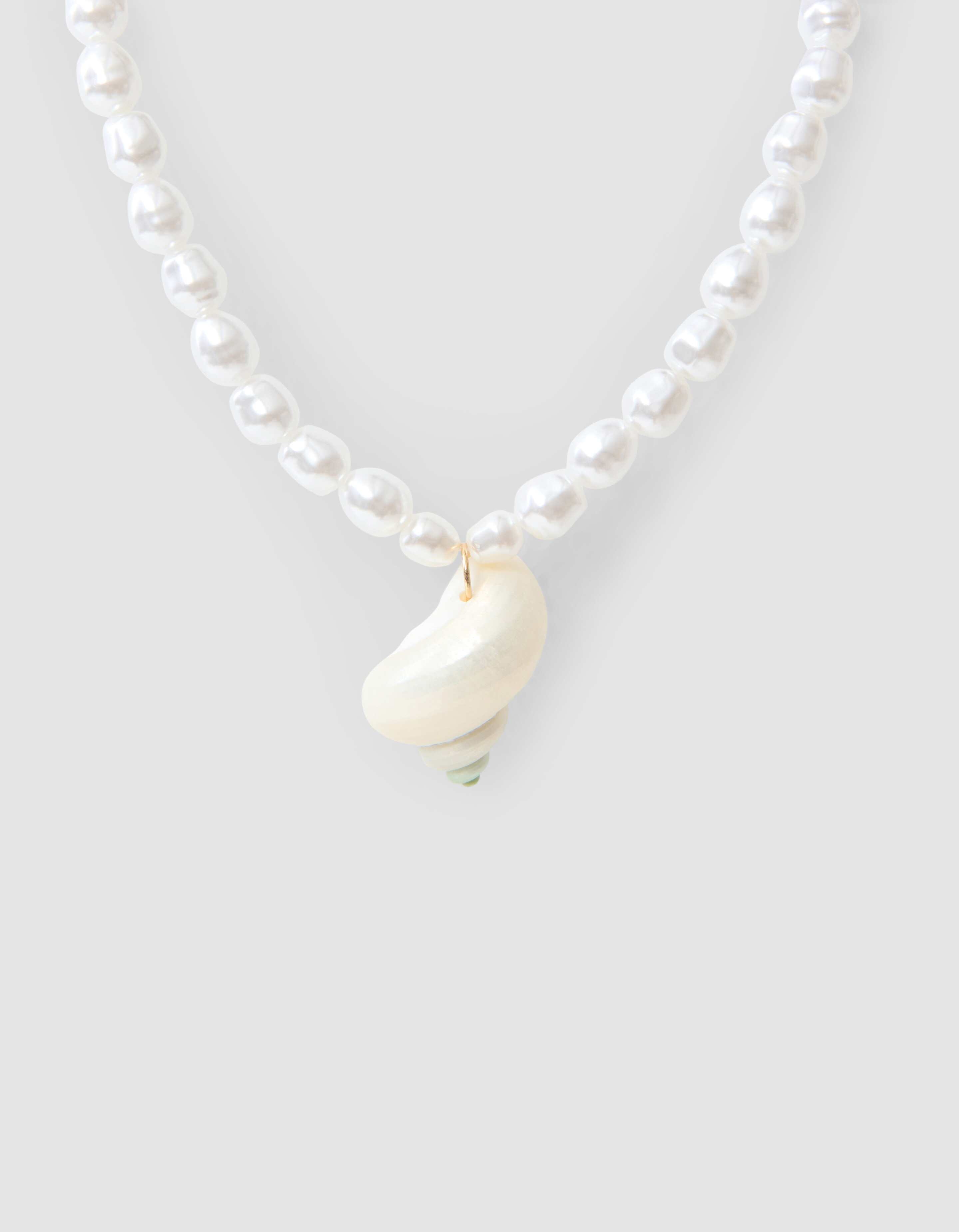 Statement Schelp Ketting Wit By Lizzy SHOEBY ACCESSOIRES