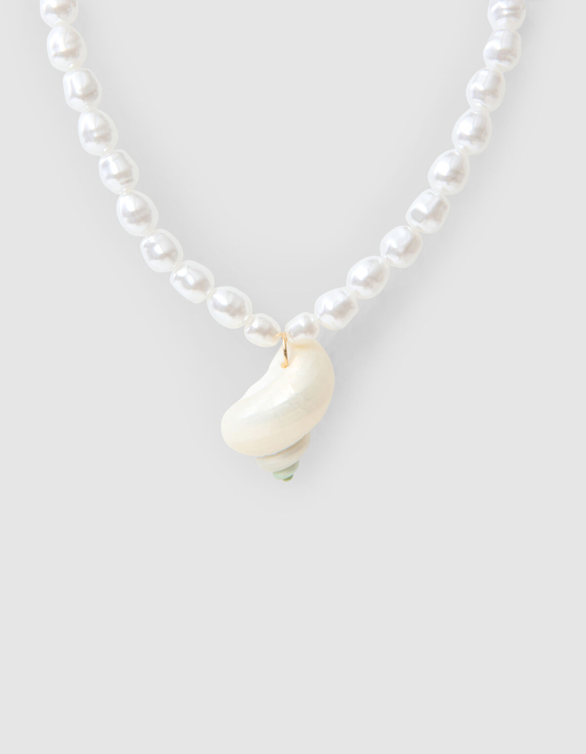 Statement Schelp Ketting Wit By Lizzy SHOEBY ACCESSOIRES